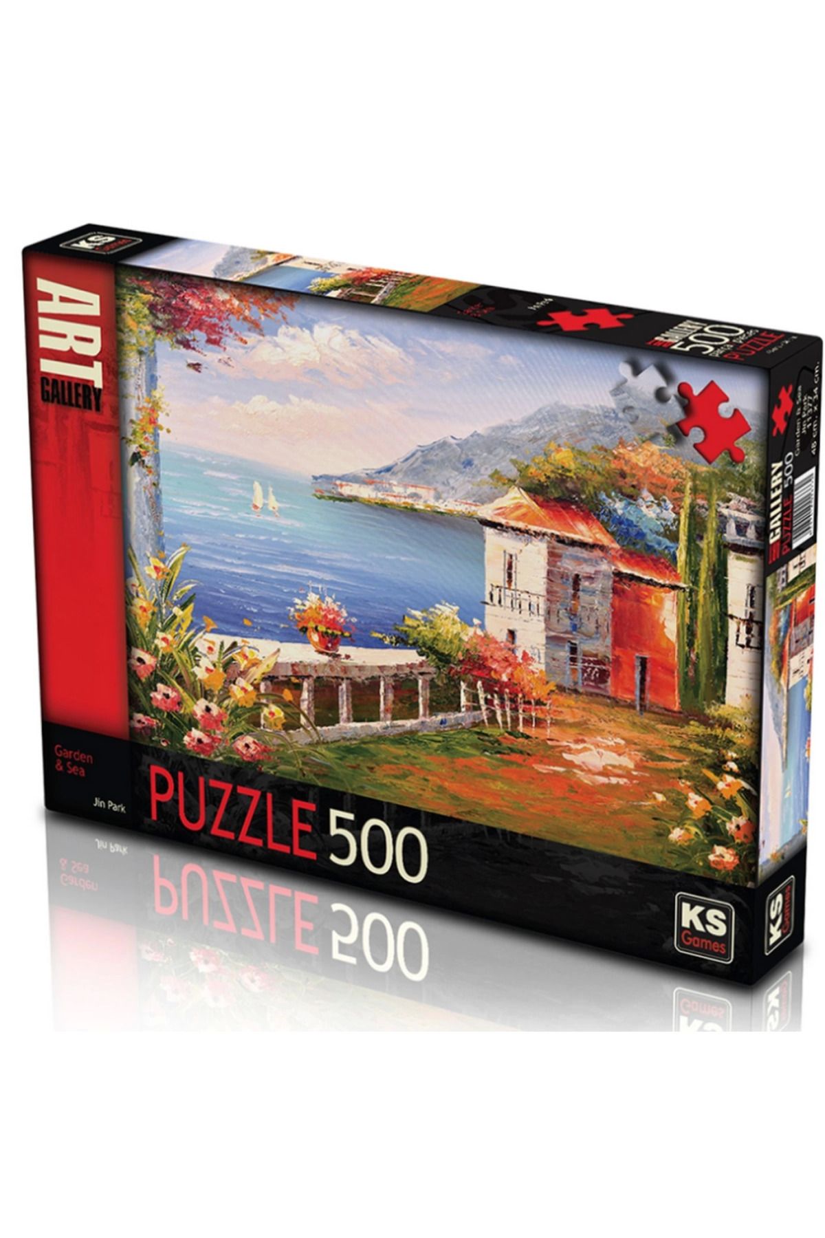 gcaksesuar Nessiworld KS Games Garden & Sea Jin Park Puzzle 500 Parça 20058