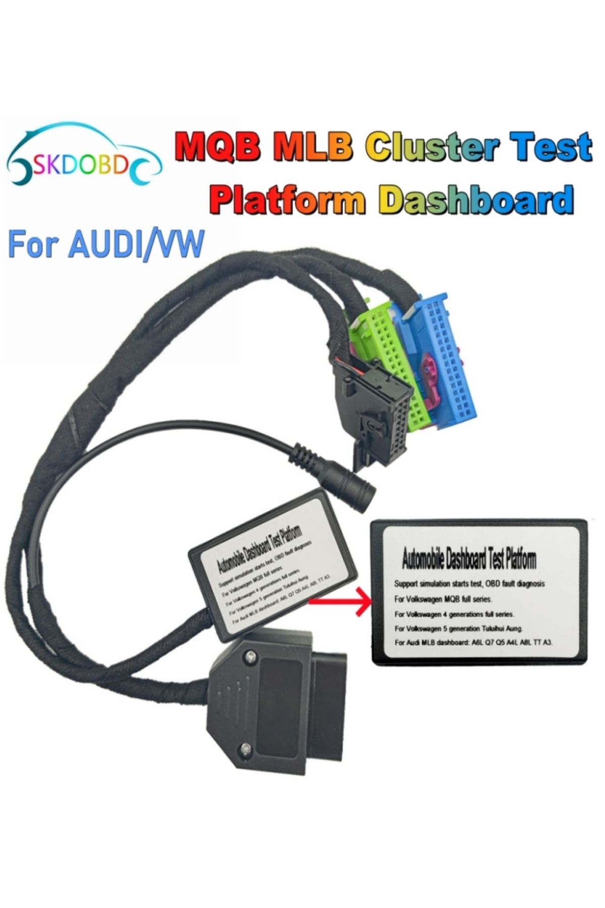 Choice-Car MQB MLB Cluster Test Platform Dashboard for VW 4 5 Generation for Audi A6 A8 A4 Q5 Q7 MLB Car... 7