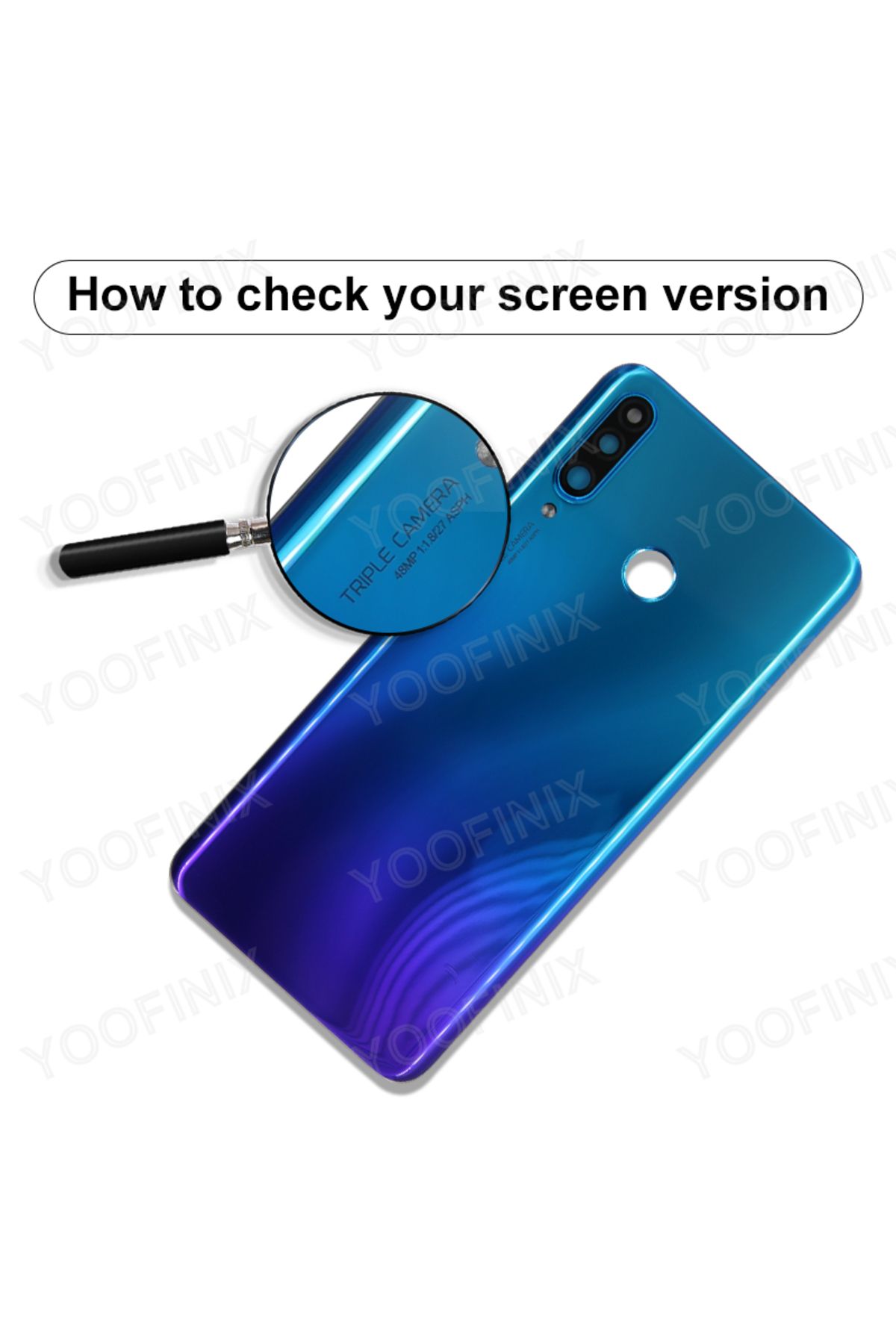 YOOFINIX-6.15" For Huawei P30 Lite Display LCD Touch Screen Digitizer For Huawei MAR-LX1M MAR-L01A Display... 3
