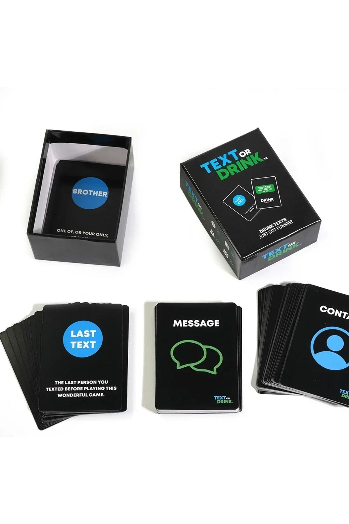 Choice-Text Or Drink Drinking Card Game For Parties Pregames And Game Nights The Perfect Party Gift Beer... 3