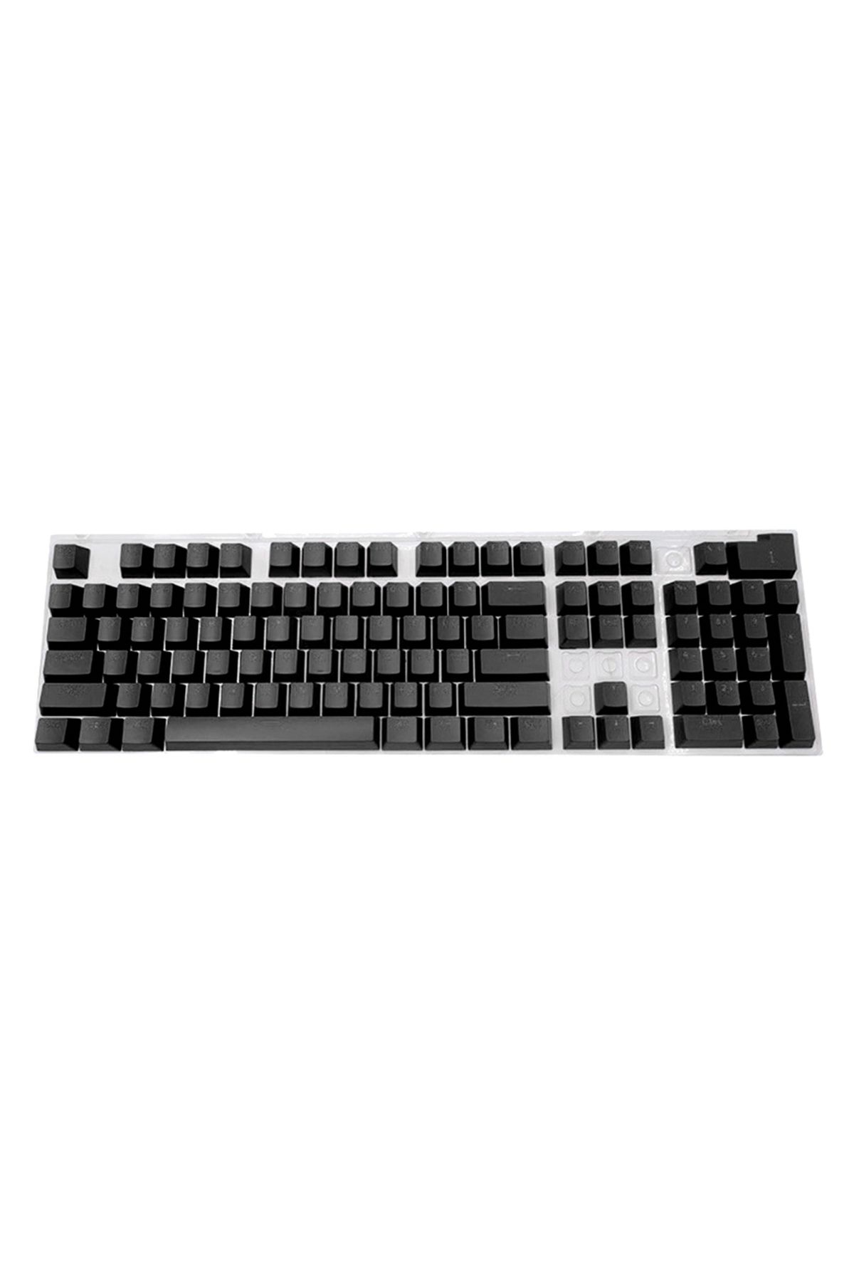 ALLOYSEED-104pcs ABS Universal Mechanical Keyboard Keycaps Ergonomic Blank Keycaps For Cherry MX Keyboard R... 1