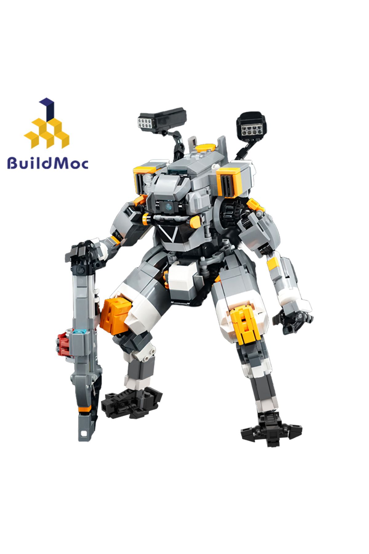 BuildMoc-Titanfall Vanguard-Class FS-1041 Robot Building Blocks Set Titan Mecha Game Bricks Toys ... 2