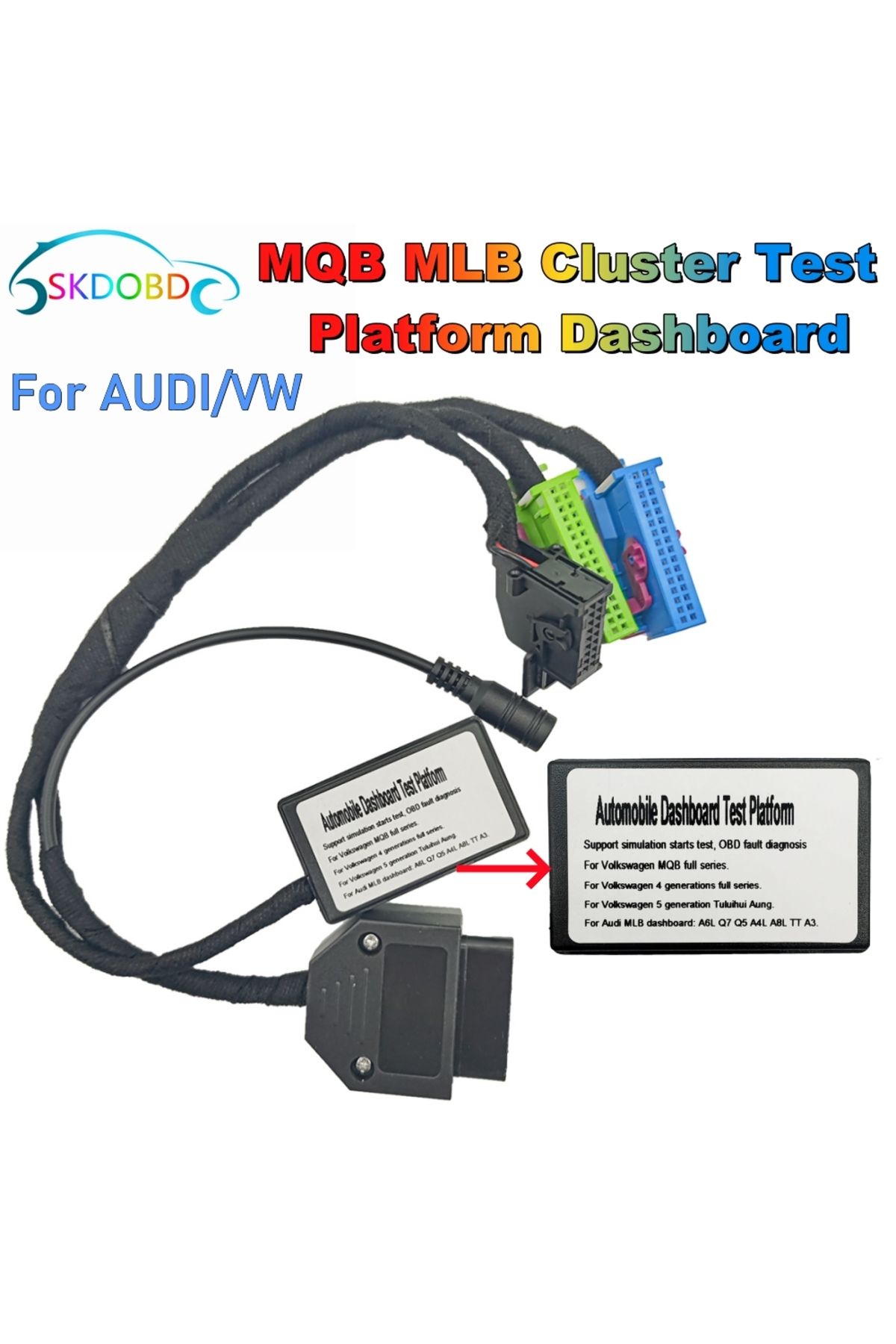 Choice-Car MQB MLB Cluster Test Platform Dashboard for VW 4 5 Generation for Audi A6 A8 A4 Q5 Q7 MLB Car... 6