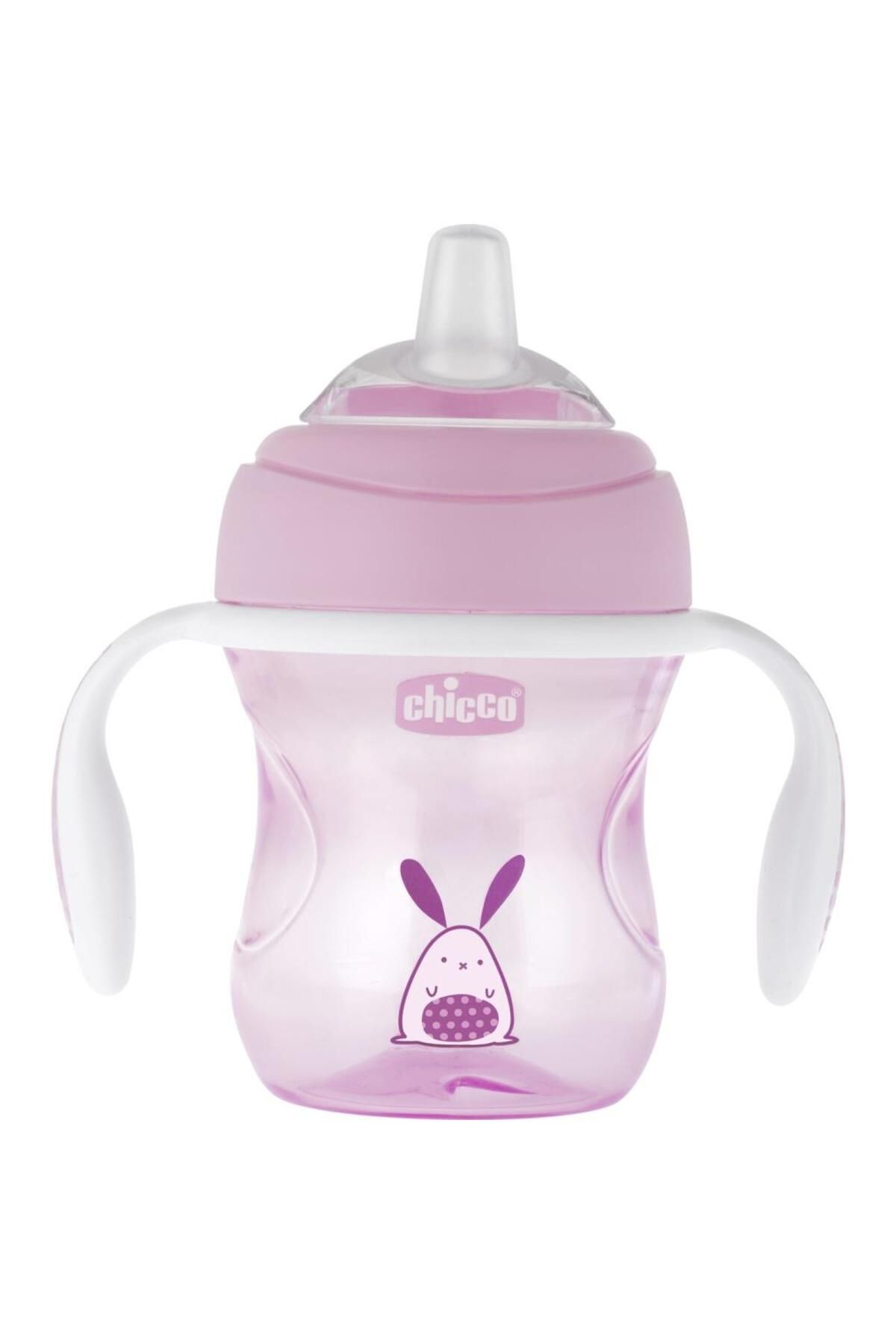 NessiWorld Yumuşak Uçlu Geçiş Bardağı 4 Ay+ Kız 200 ml