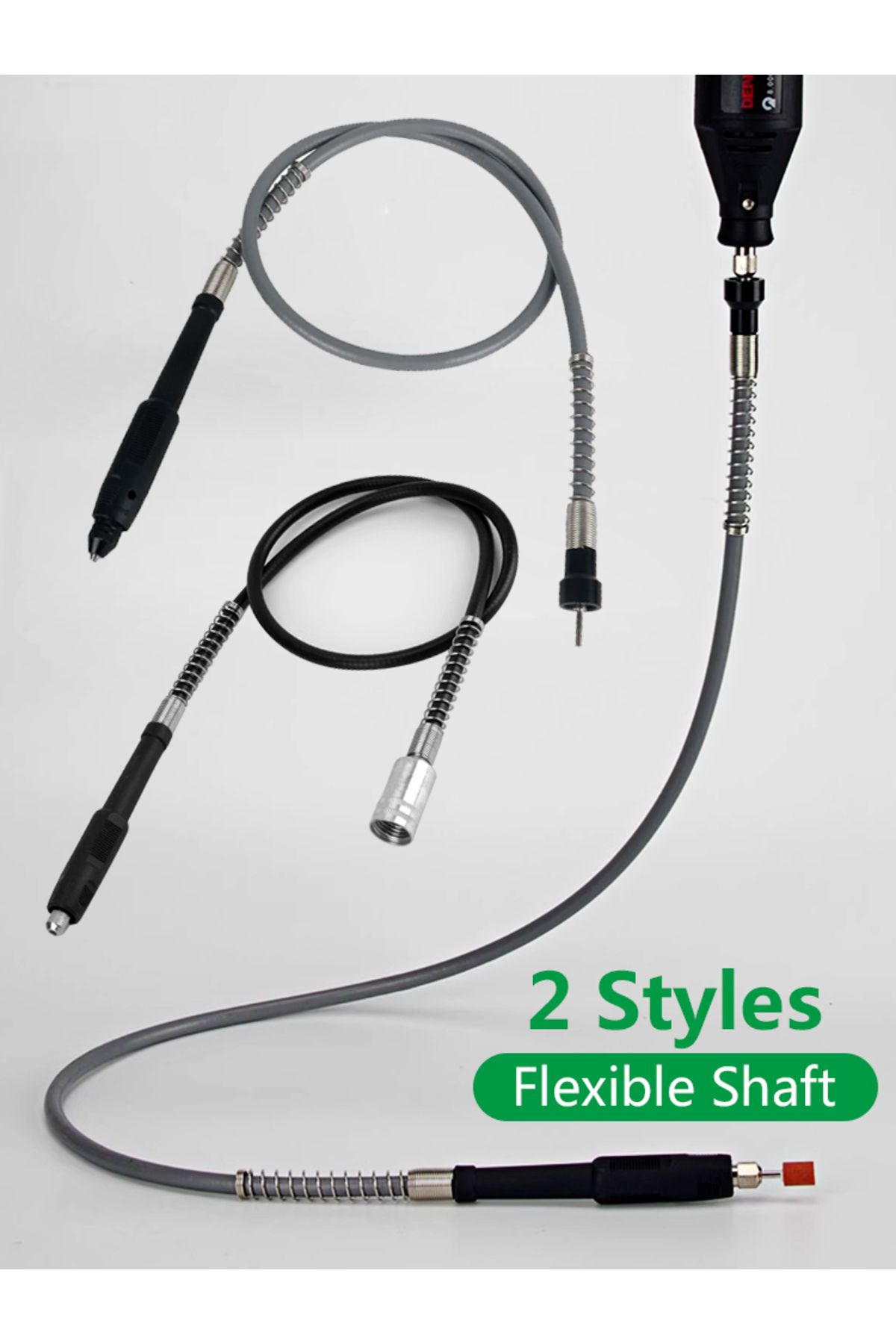 Choice-Soft Flex Shaft Grinder Flexible Shaft with 0.3-3.2mm Drill Chuck Handle For Dremel Rotary Tool E... 8