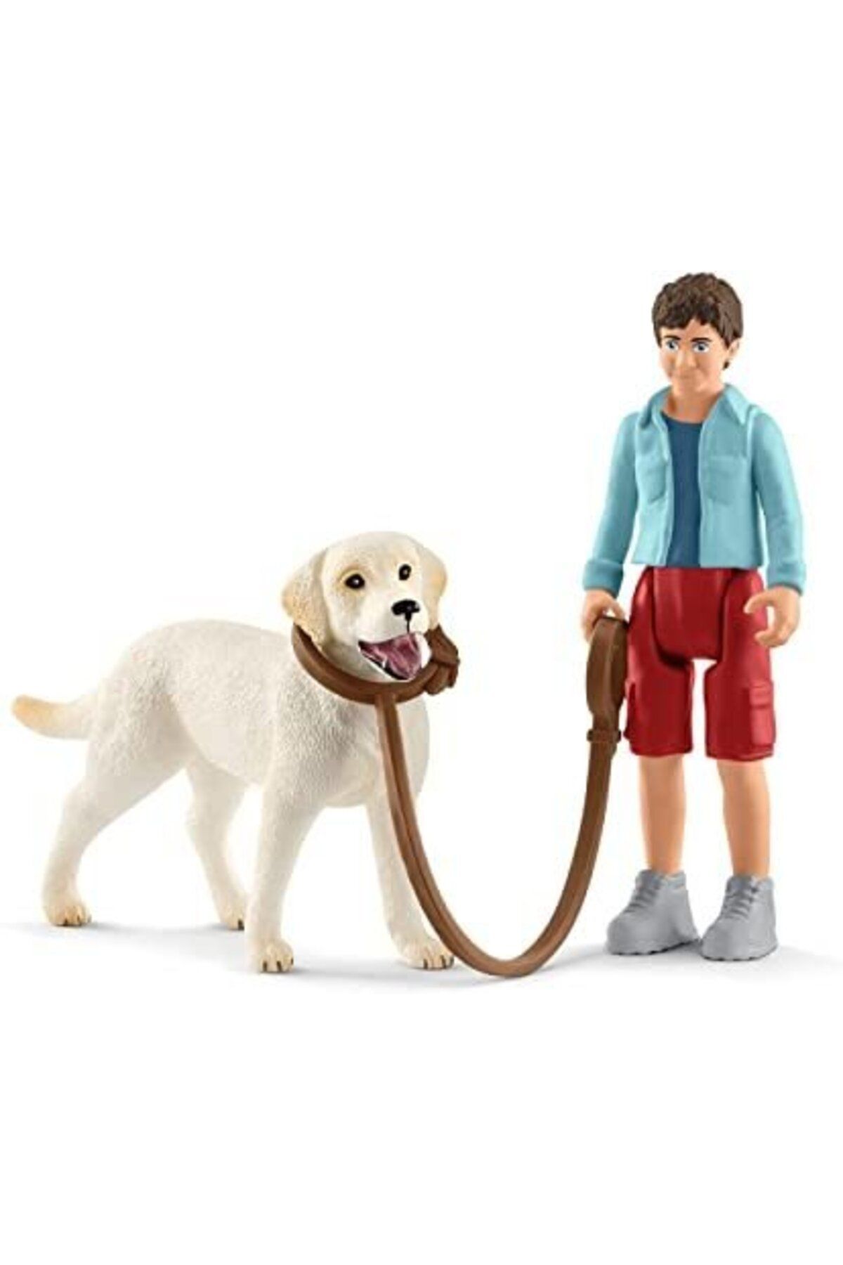 gcaksesuar Nessiworld Schleich Labrador ile Yürüyüş Figür Oyuncak