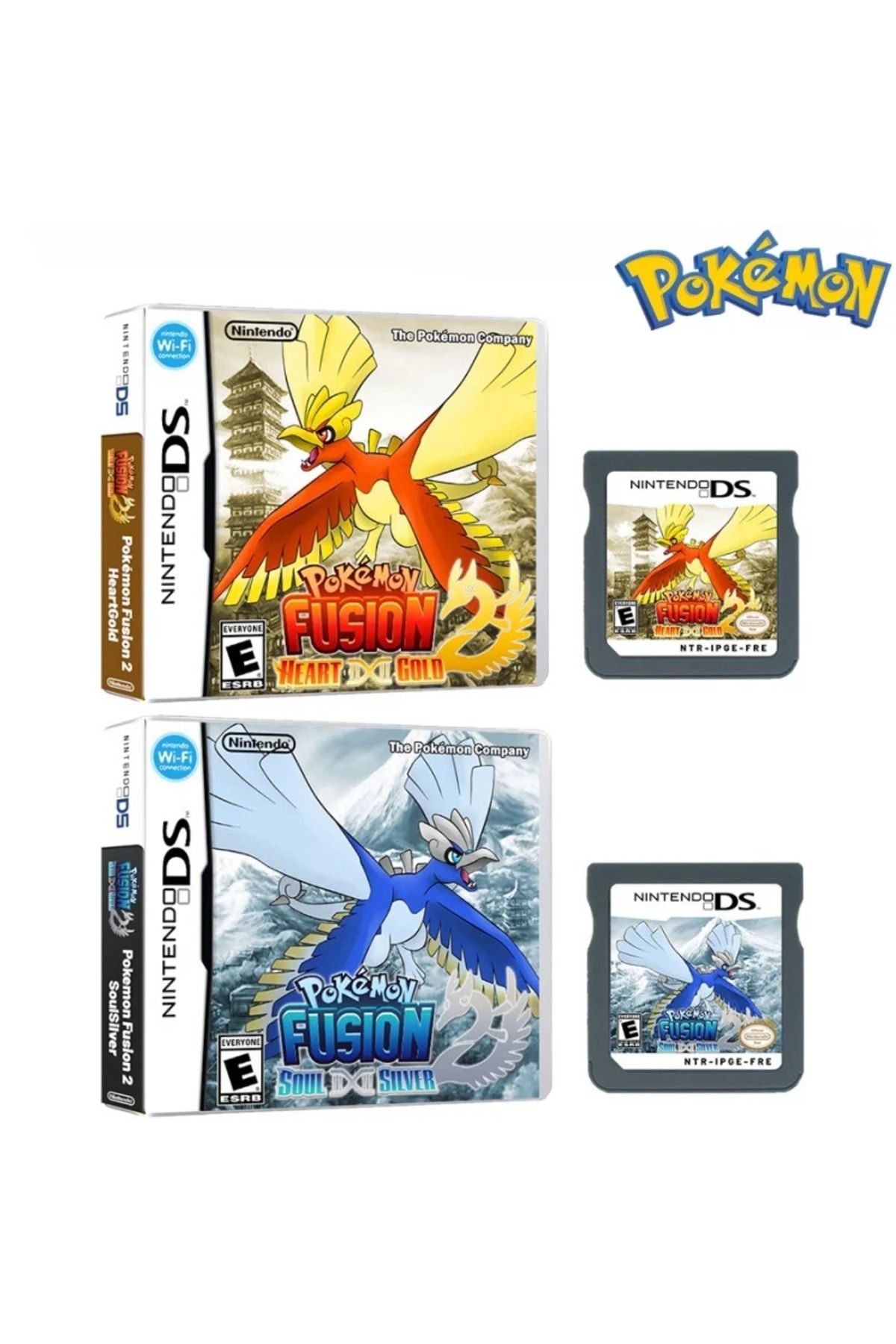 Choice-Pokemon Fusion 2- Heart Gold/soul Silver Nds Game Card Pocket Monster Box French Enthusiast Toy G... 8
