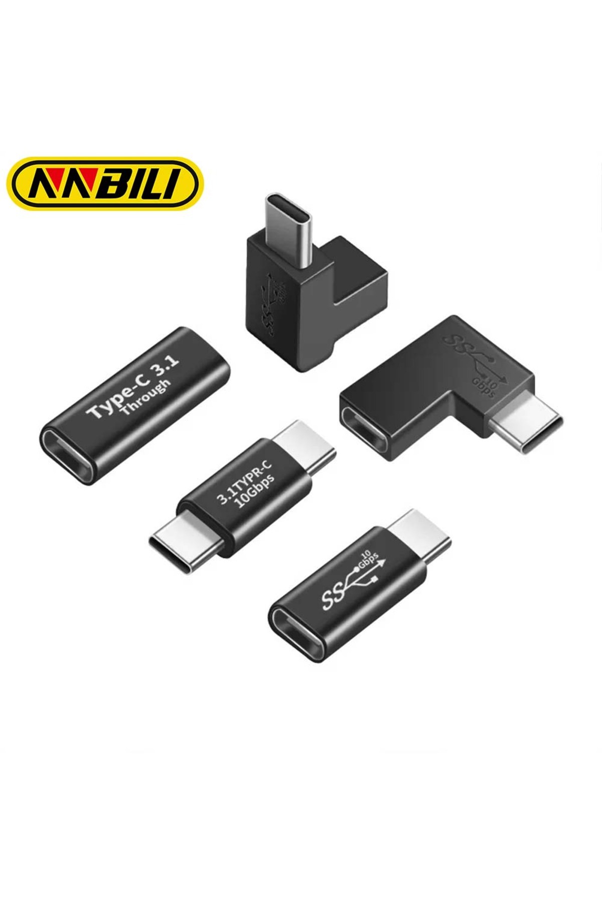 Choice-NNBILI USB 3.1 TypeC Adapter Converter USB C Charge Data Sync Extension USBC Female To Male Typec... 2