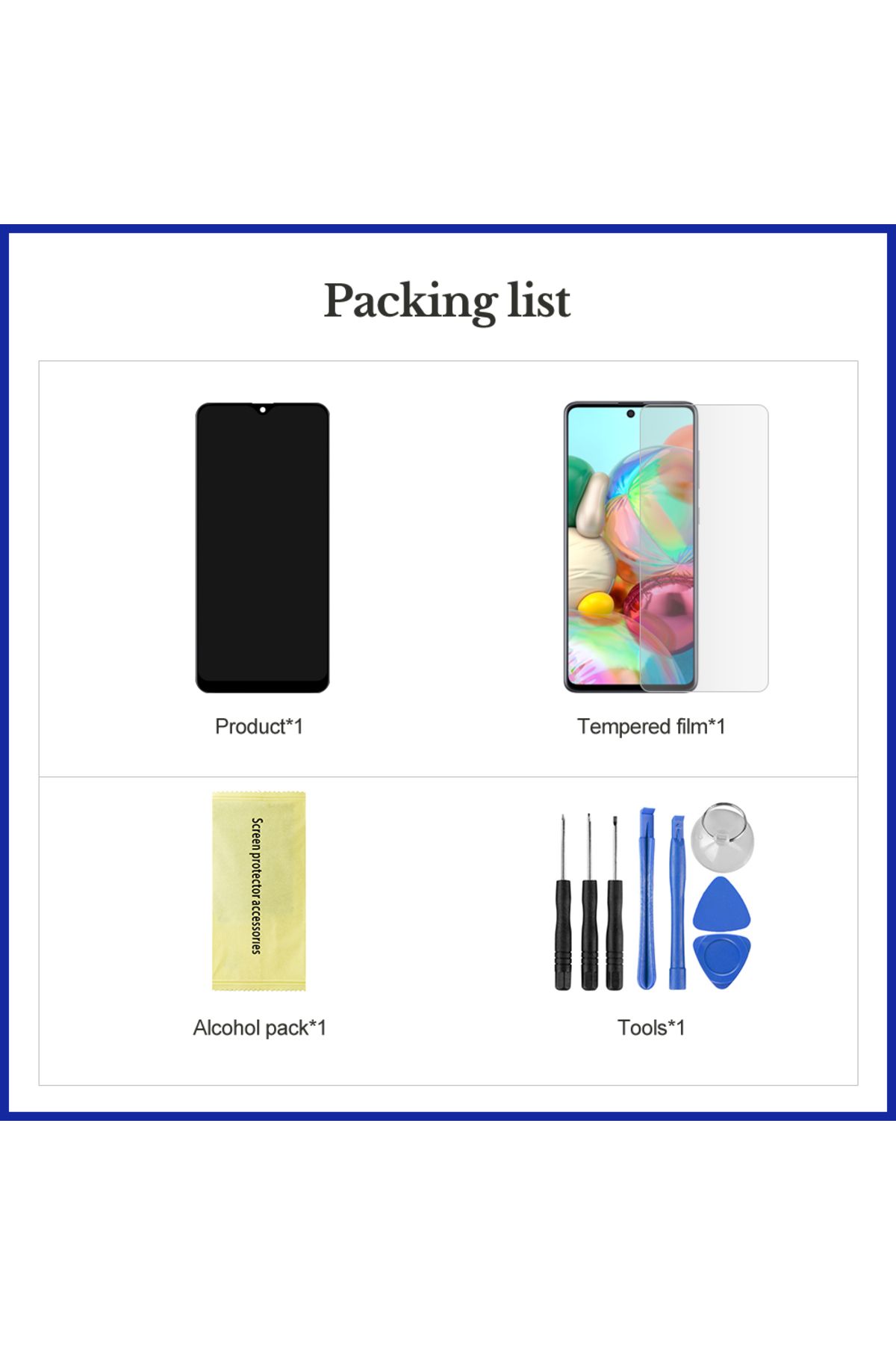 sinmaytai-شاشة LCD سوداء بإطار تم اختبارها بنسبة 100% لهاتف Samsung Galaxy A32 4g A325 A325f Sm-a325m Sm-a325f/ds 6