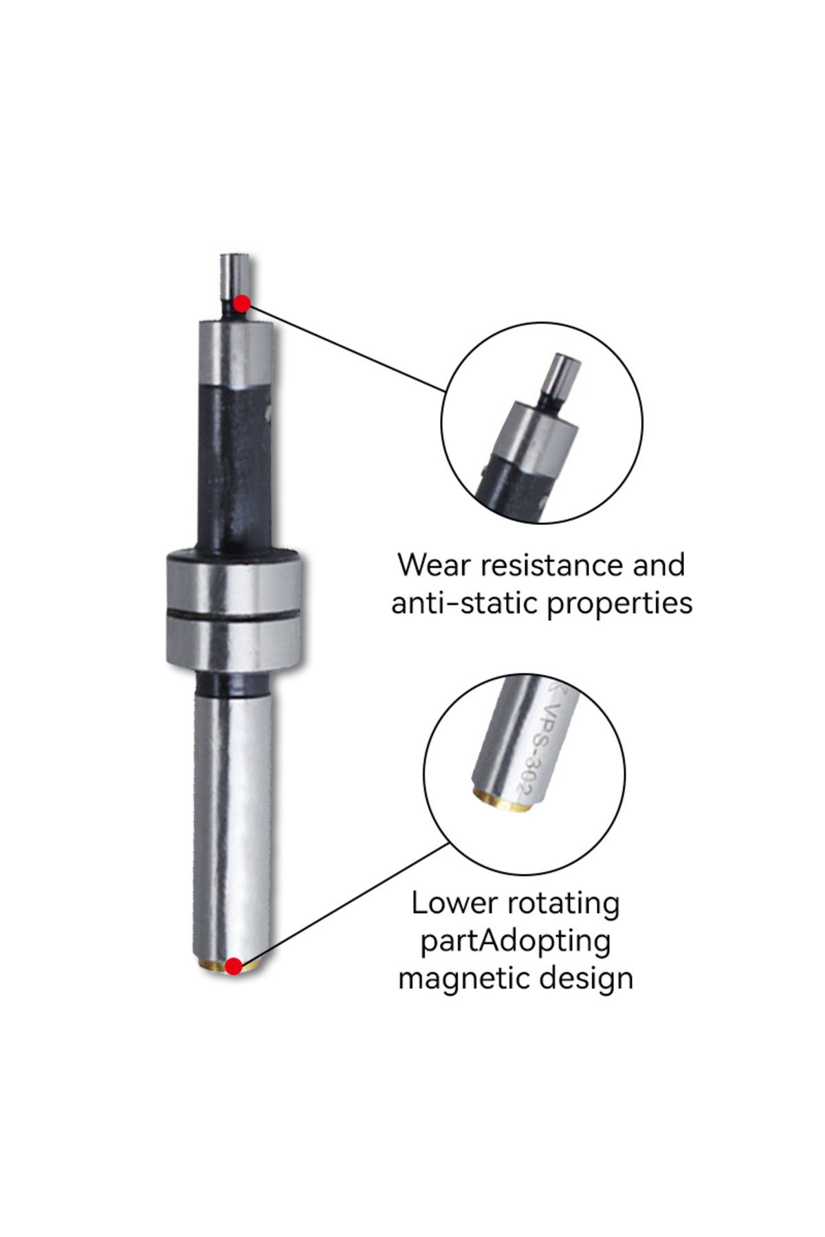 Choice-Mechanical 10MM HSS Edges Finder For Milling Lathe Machine Touches Point Sensor Including Milling... 4
