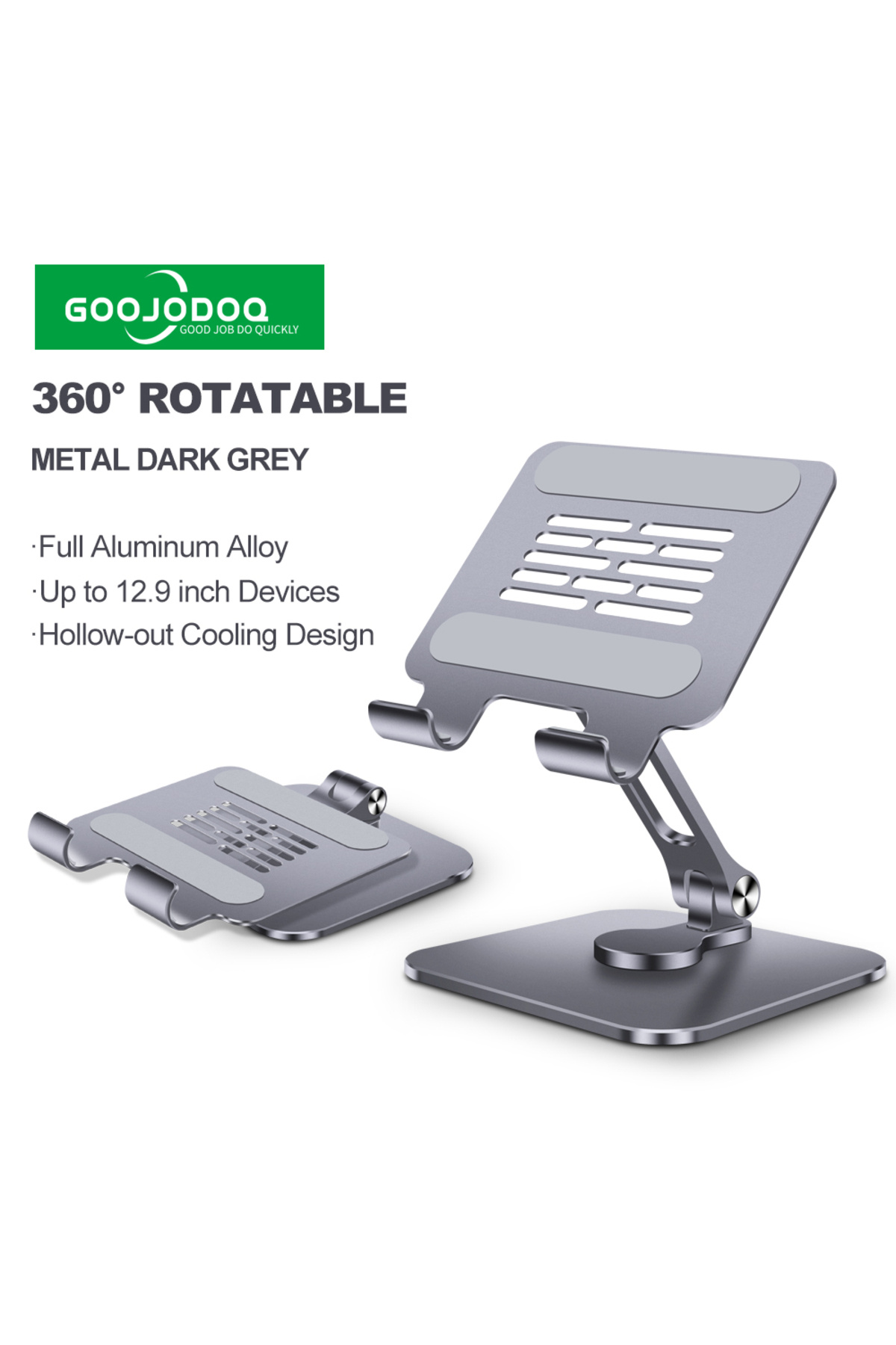 GOOJODOQ-Tablet Stand Holder For iPad Pro 12.9 Foldable 360 for ipad stand soporte tablet support tablette... 1