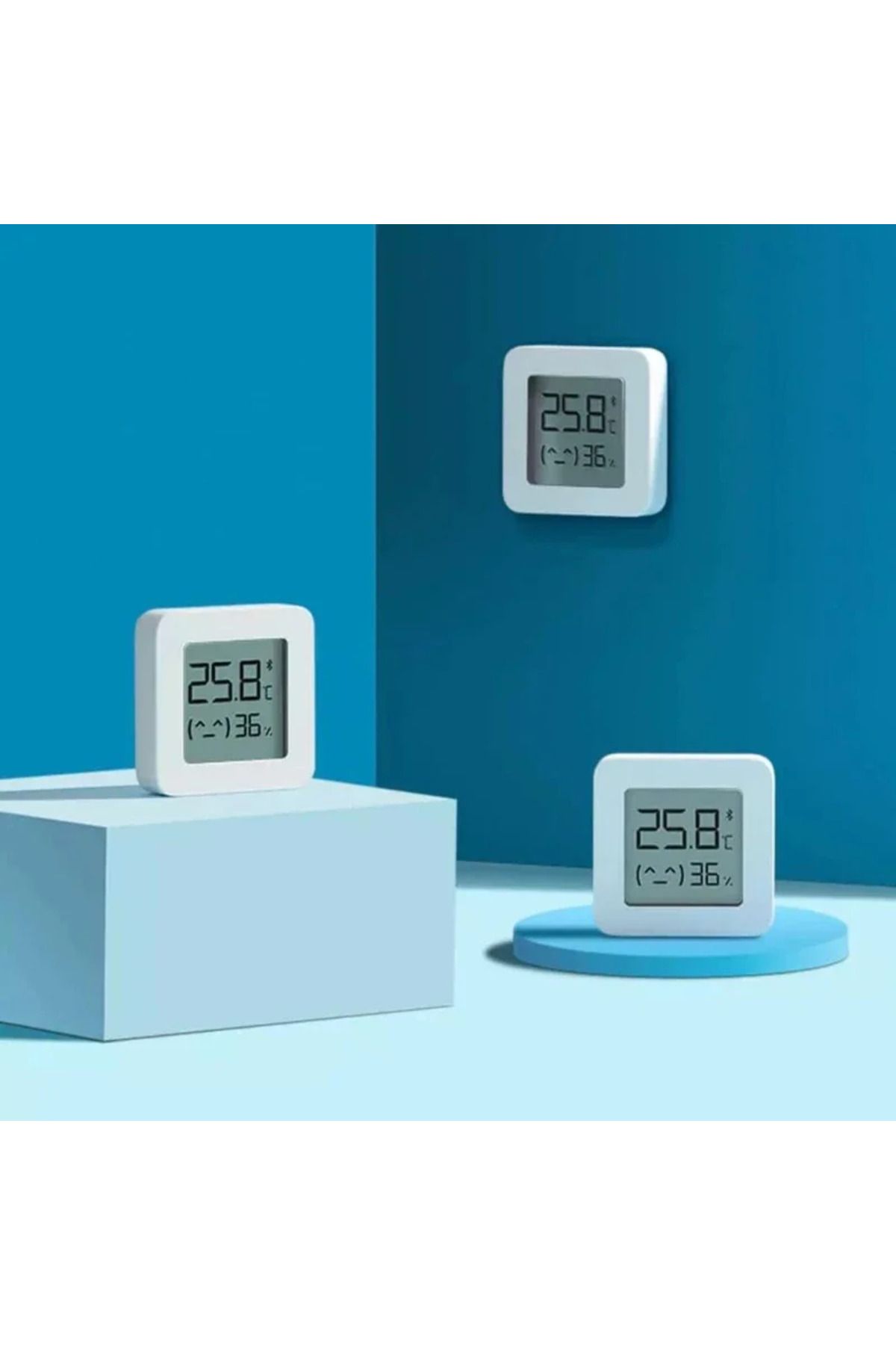 Xiaomi-Xiaomi Mijia Thermometer 2 Bluetooth Temperature Humidity Sensor Moisture Meter Smart LCD Screen ... 5