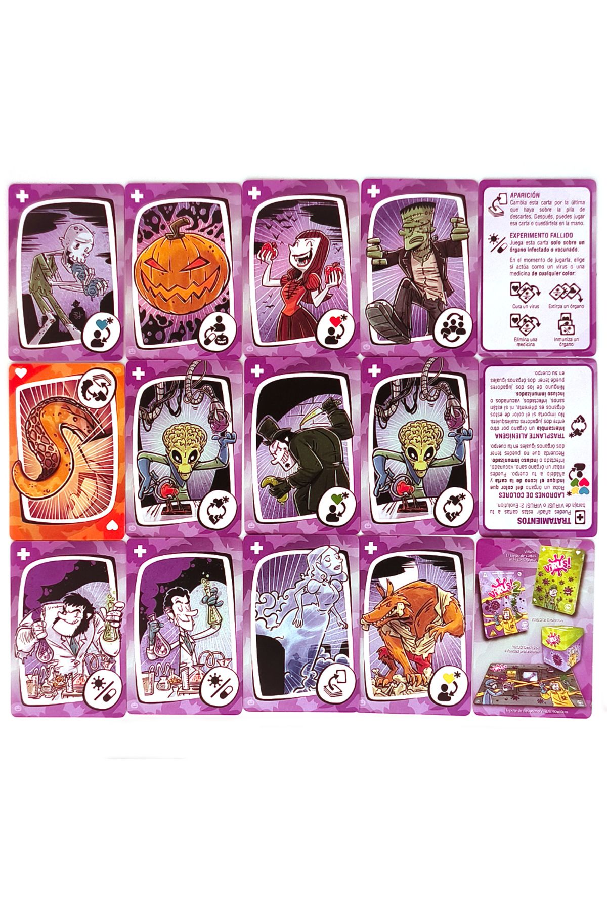 Choice-Tranjis Games - Virus! -Card game-The Most Contagious Game. Spanish edition. + 8 years virus 3 5