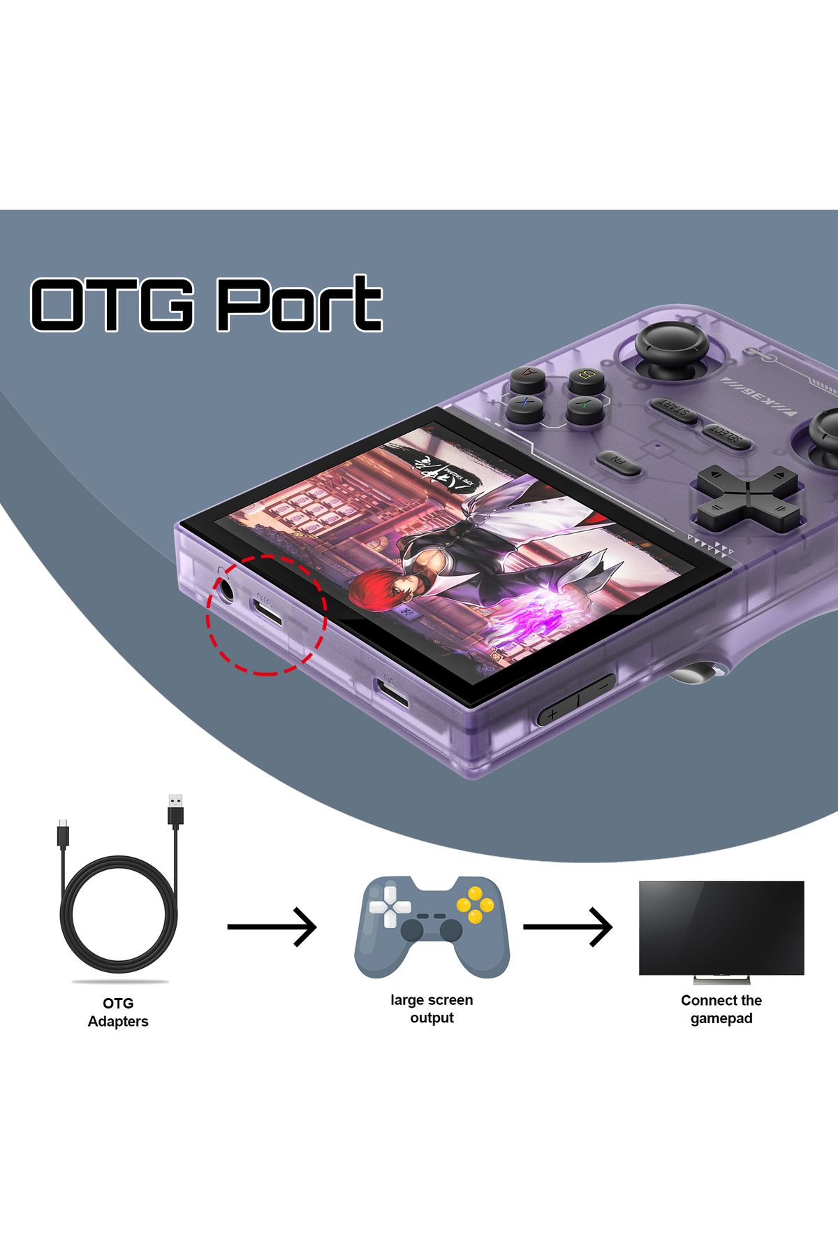 Choice-Open Source K36 Retro Handheld Video Game Console Linux System 3.5 Inch IPS Screen Portable Pocke... 6