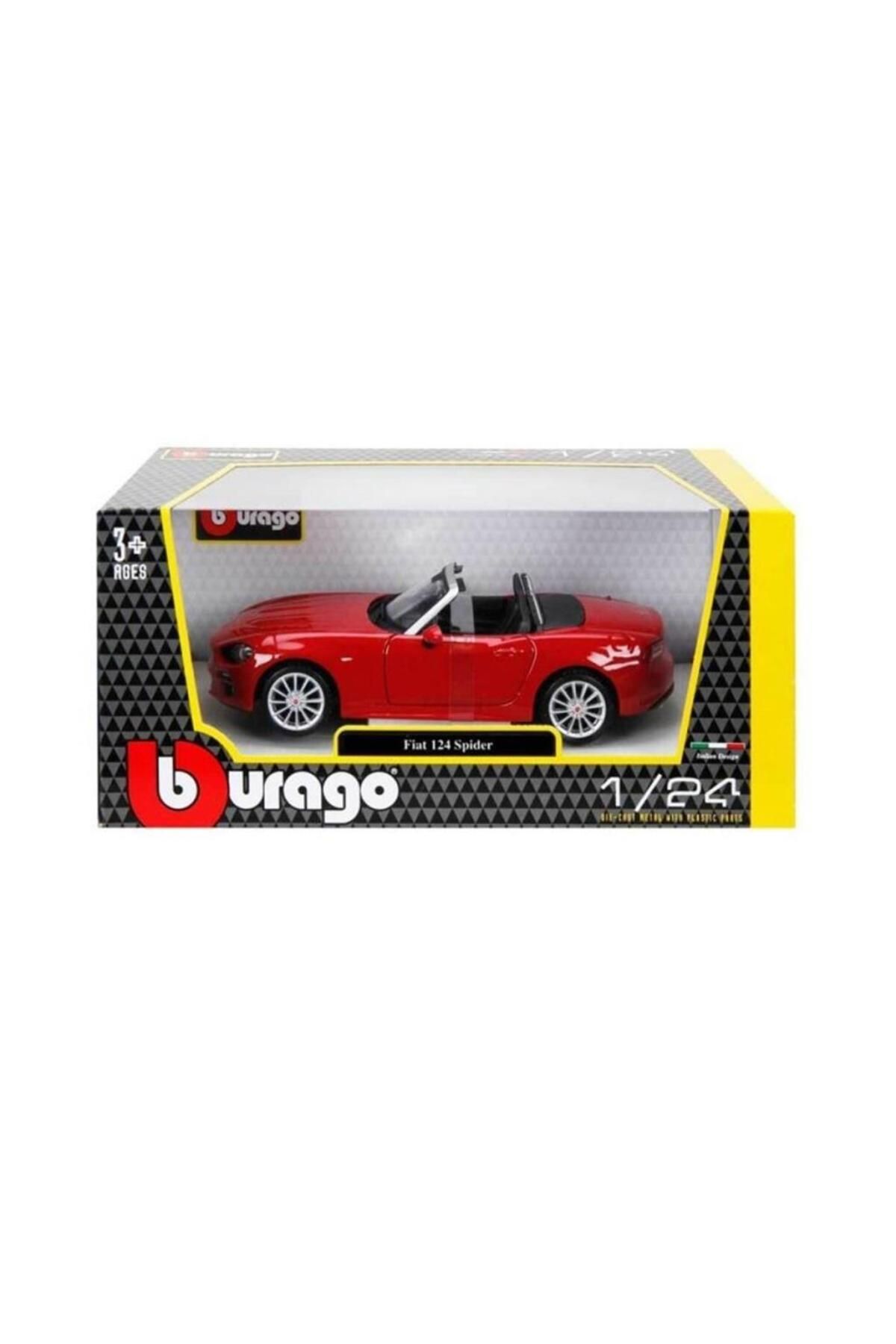 DENİZBİLİŞİM Nessiworld 21083 Burago 1:24 Fiat 124 Spider Model Araba