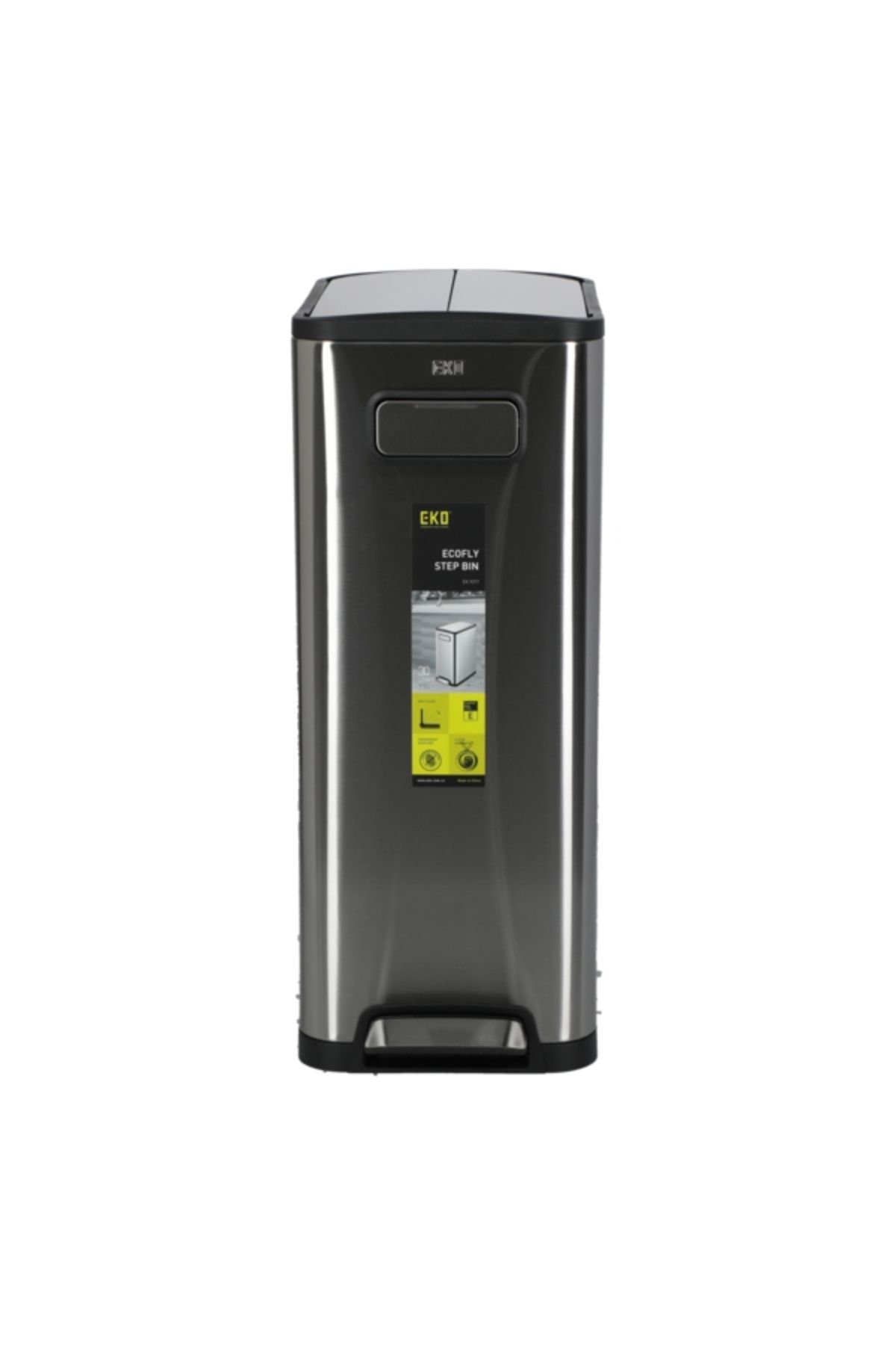EKO-Ecofly Stainless Steel Non-Slip Rectangular Step Trash Can 3