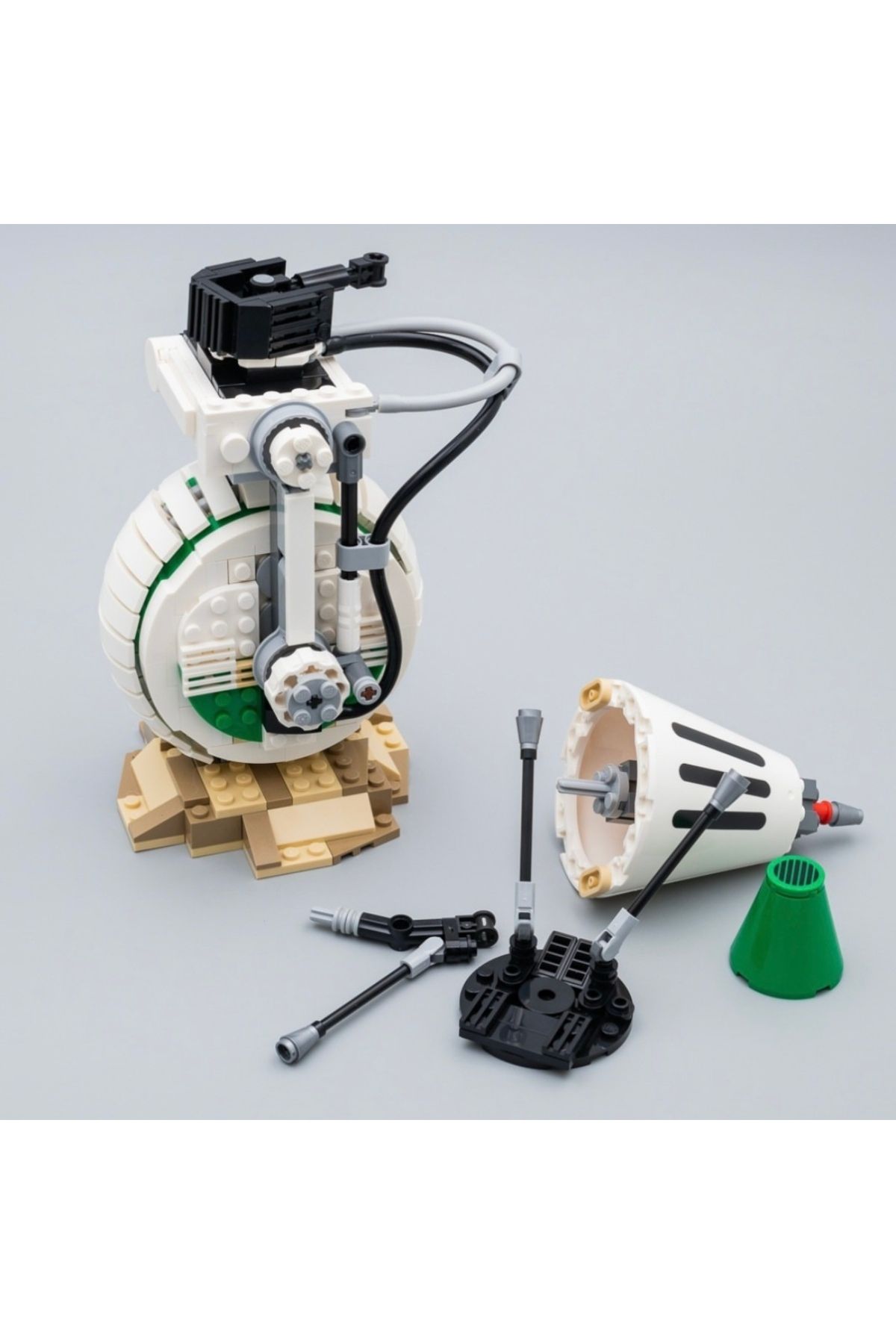 Miniso-MINISO 519Pcs Fully Compatible 75278 D-O Droid Creative Ideas Space Robots Building Blocks Bricks... 4