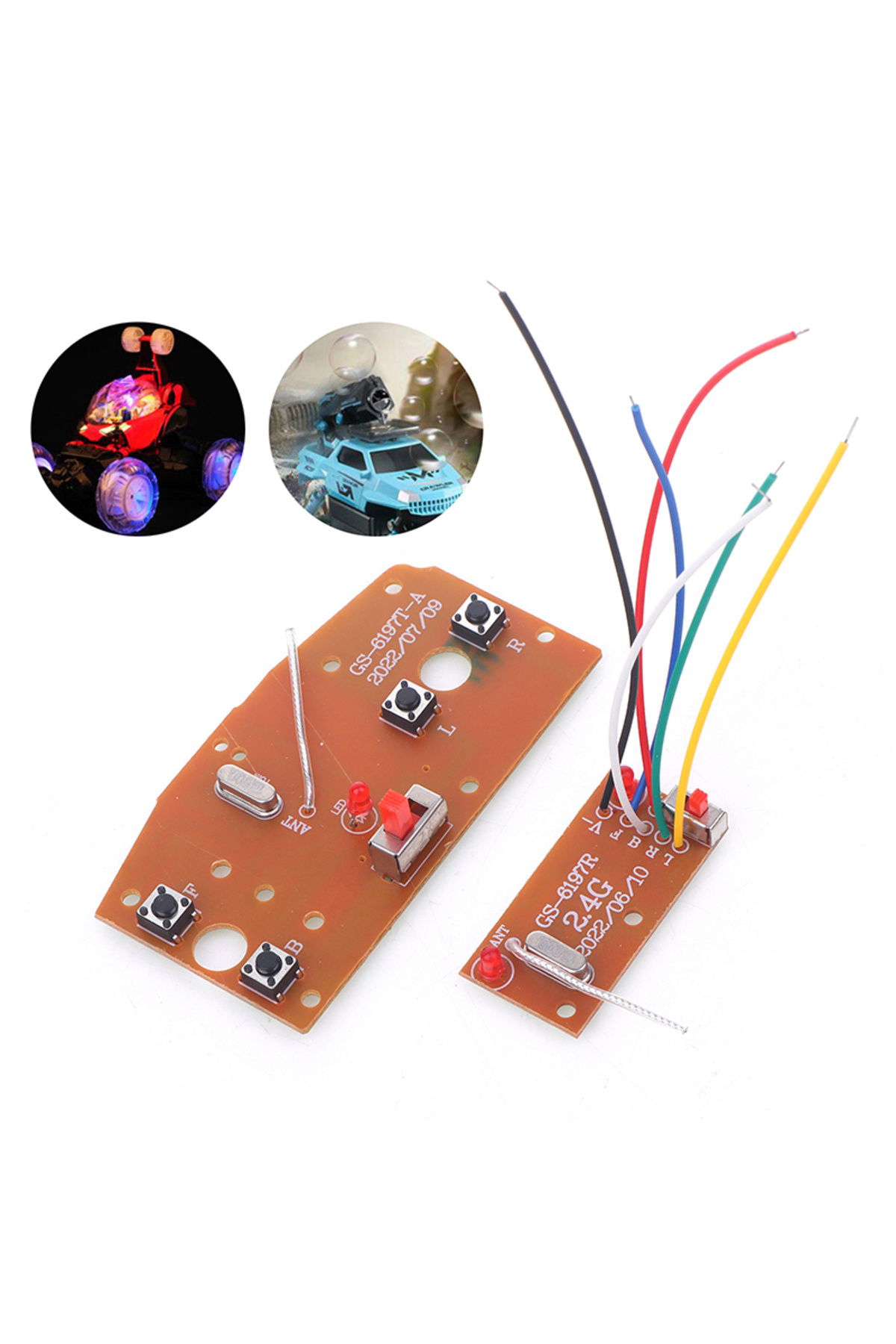 Choice-2.4G Four Channel Transmitter Receiver Board For RC Car Remote Control Toys Parts Module High Qua... 4