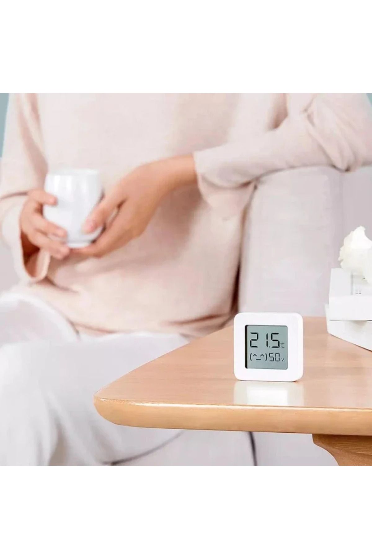 Xiaomi-Xiaomi Mijia Thermometer 2 Bluetooth Temperature Humidity Sensor Moisture Meter Smart LCD Screen ... 7