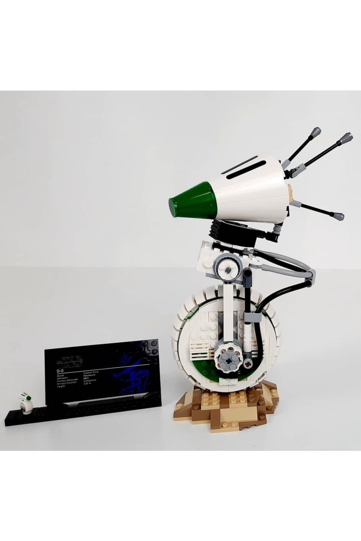 Miniso-MINISO 519Pcs Fully Compatible 75278 D-O Droid Creative Ideas Space Robots Building Blocks Bricks... 3