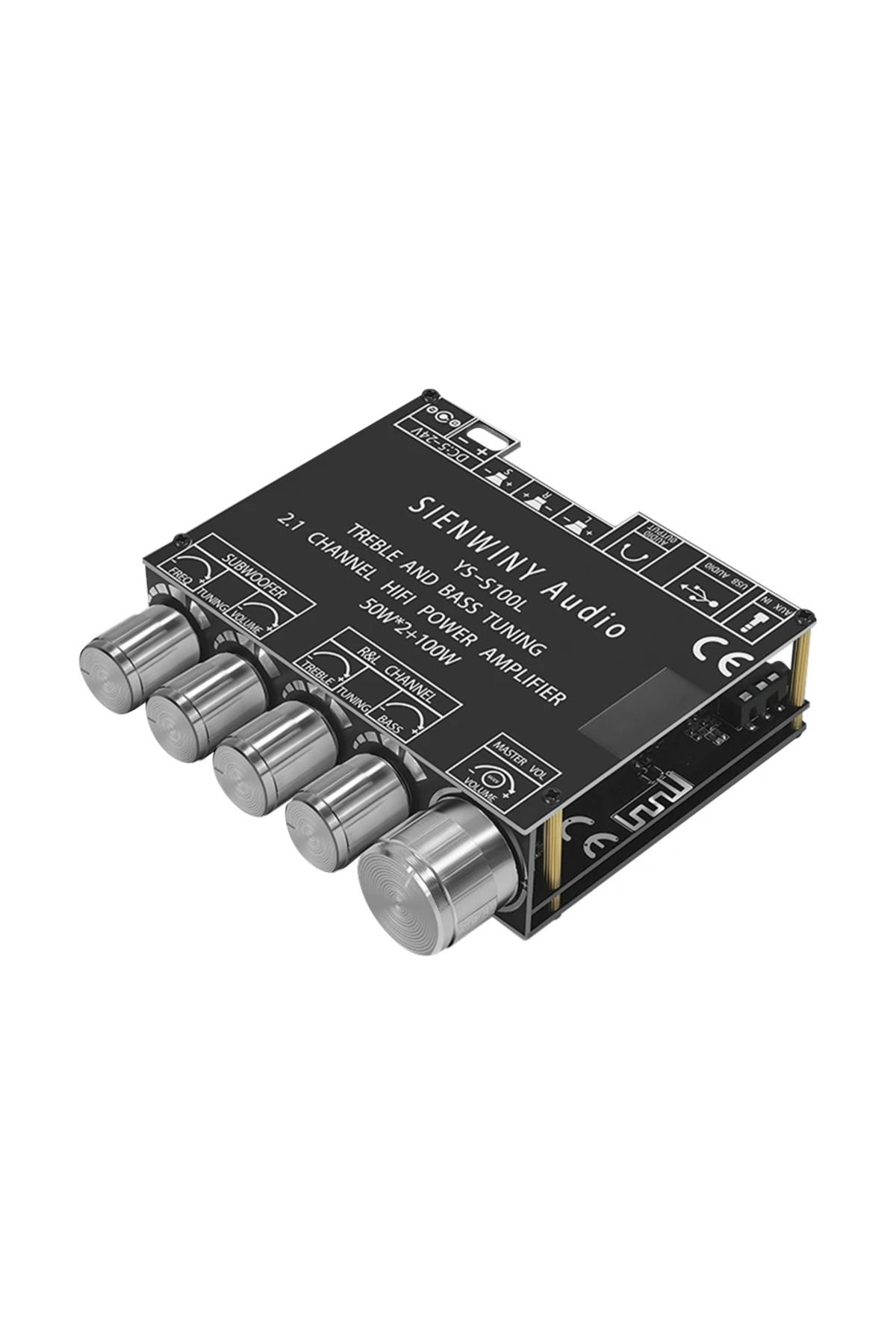 VODOOL-YS-S100L Bluetooth 5.1 Digital Power Amplifier Board 100W+2*50W 2.1 Channel CS8673E Power Audio S... 8