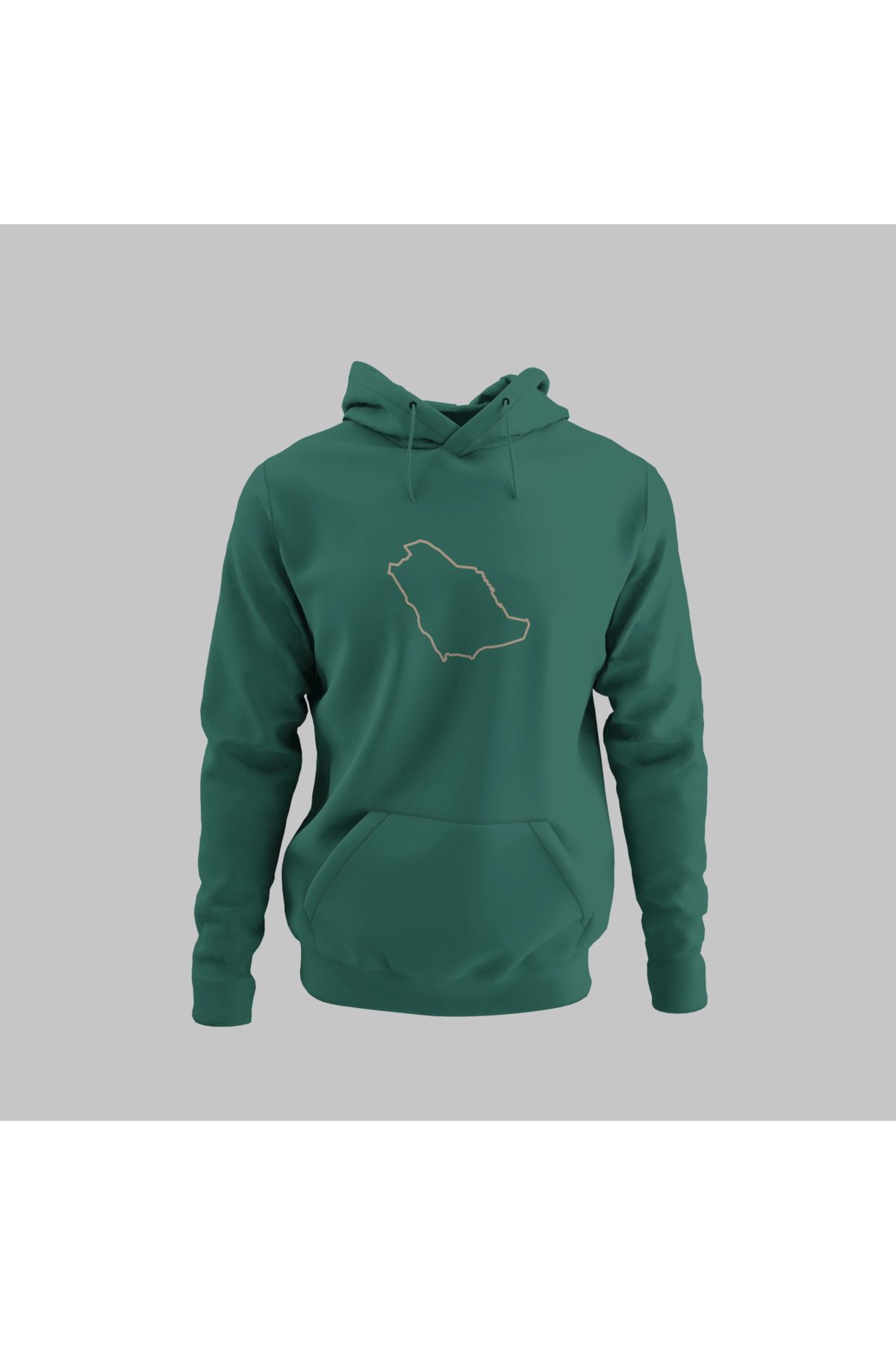 troutlet-Saudi Arabia Map Line Design Sweatshirt 2