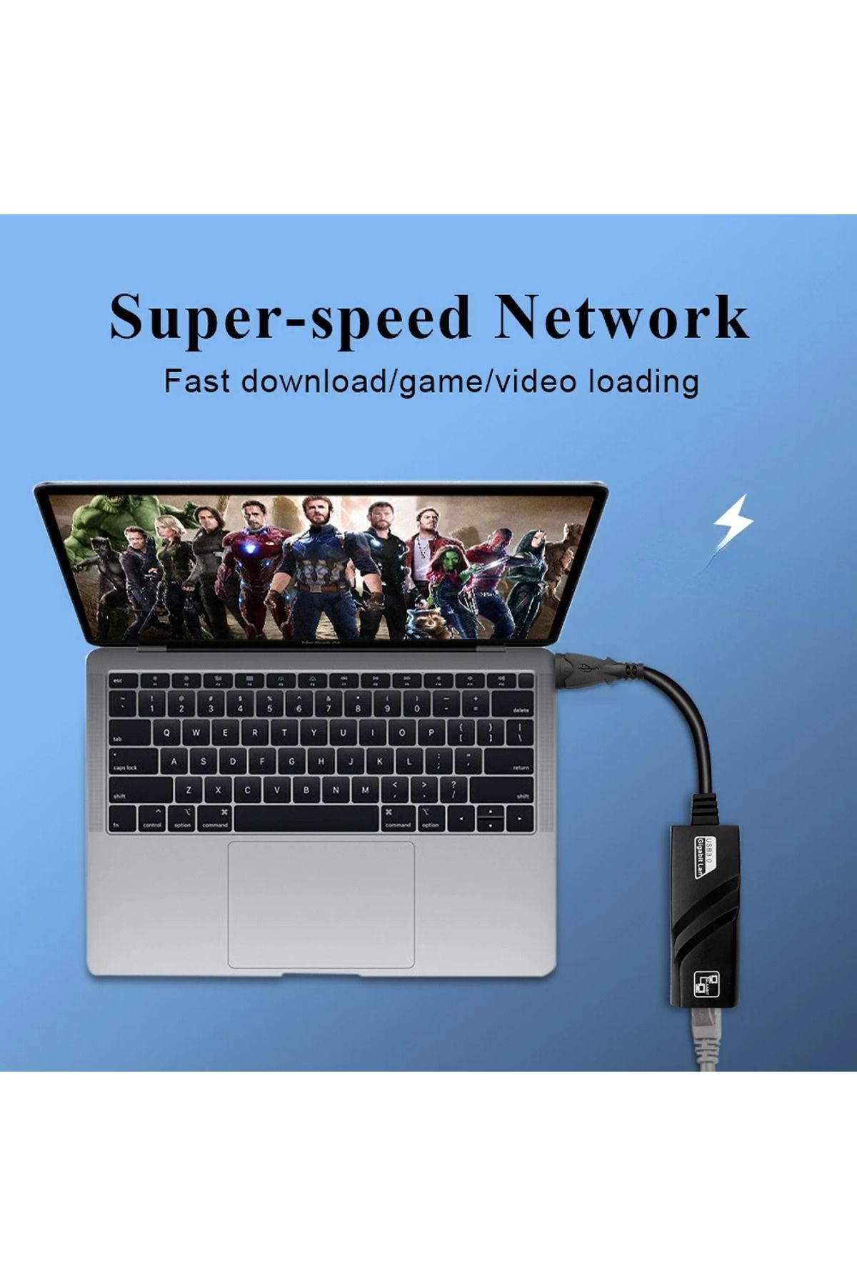 congdi-Wired USB 3.0 To Rj45 Lan Ethernet Adapter 10/100Mbps Network Cable for Xiaomi Mi Box PC Windows ... 4