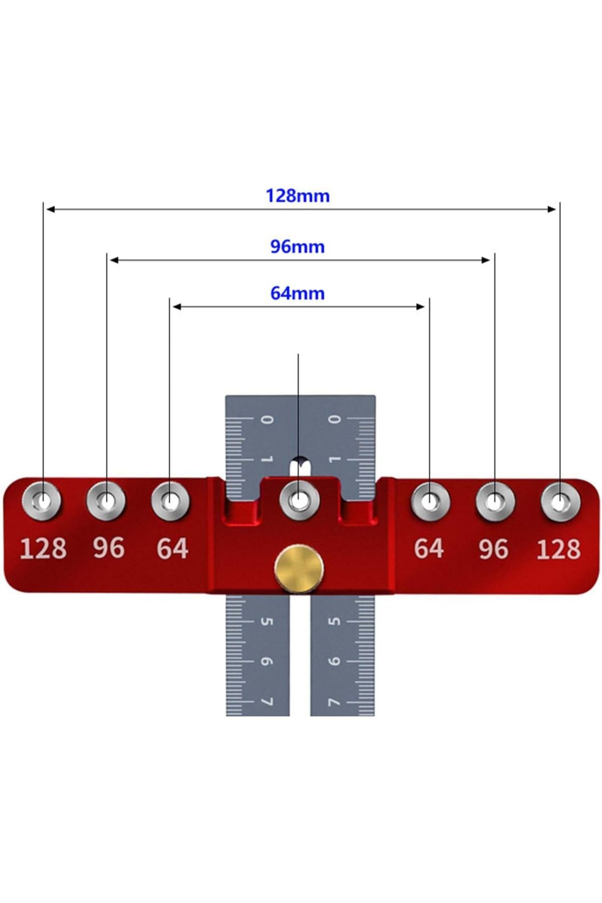Choice-Cabinet Hardware Jig Kit Woodworking Drawer Door Handle Jig Adjustable Drill Guide Mounting Tool ... 5