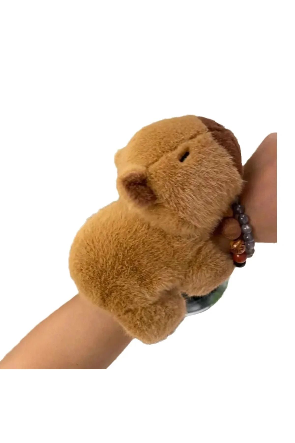 Choice-New Capybara Wristband Bracelet Kawaii Cartoon Plush Animal Capybara Clap Circle Cotton Doll Cute... 8