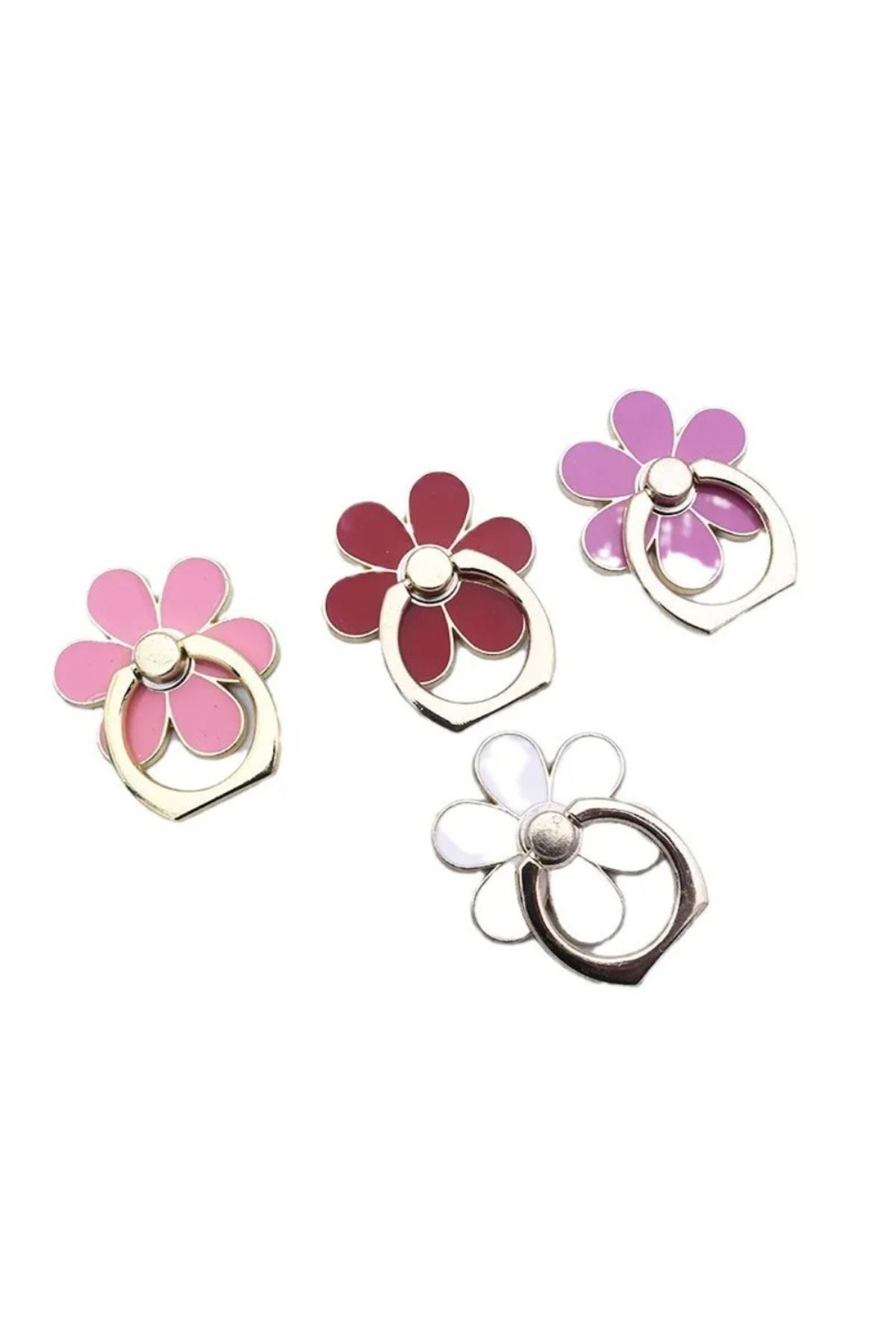 Choice-Mobile Phone Metal Daisy Finger Ring Holder Telephone Cellular Accessories Phone Stand Holder Soc... 6