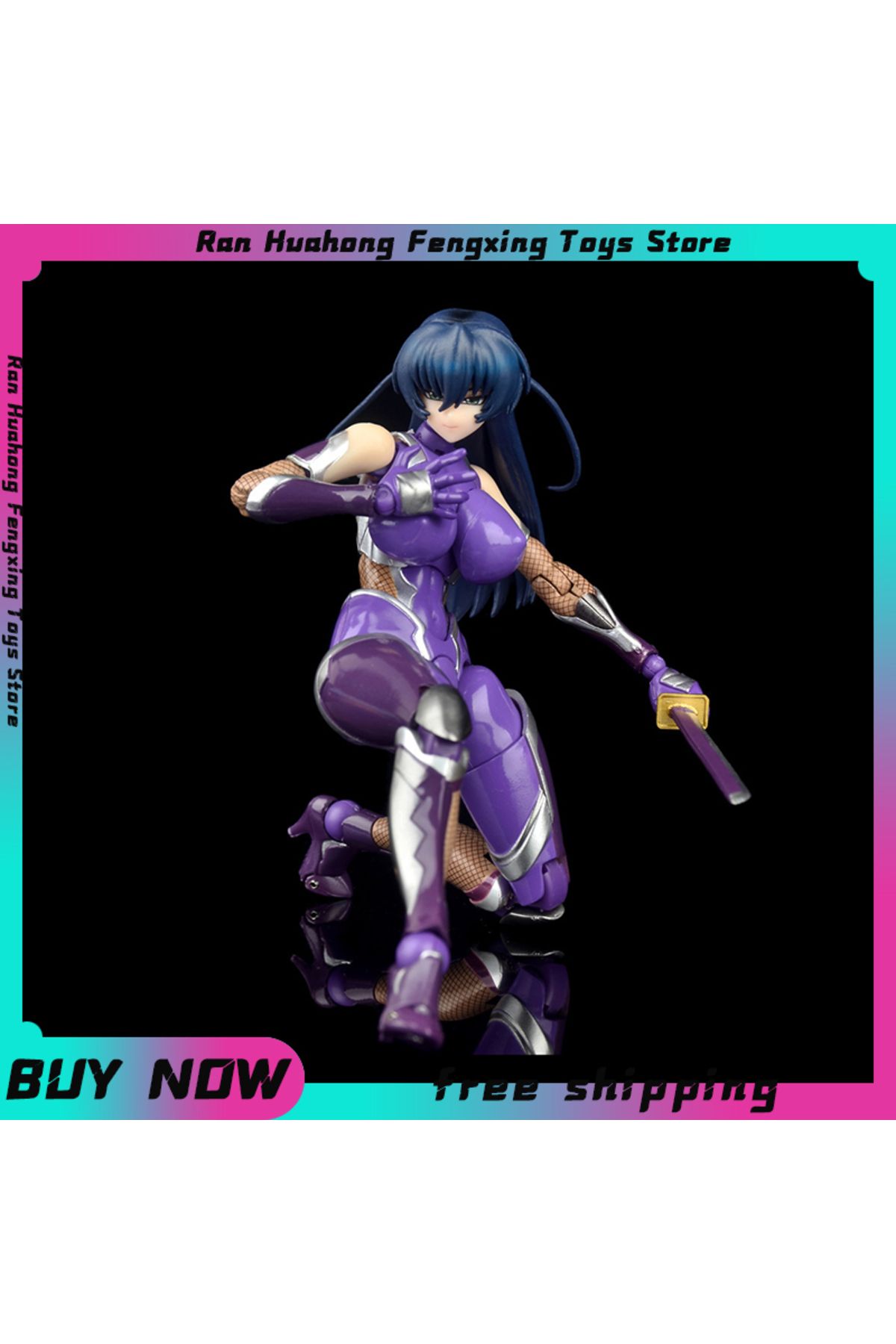 Choice-Second Axe Asagi Igawa Action Figure Taimanin Series Figure Native Rocket Boy Model Pvc Statue Do... 2