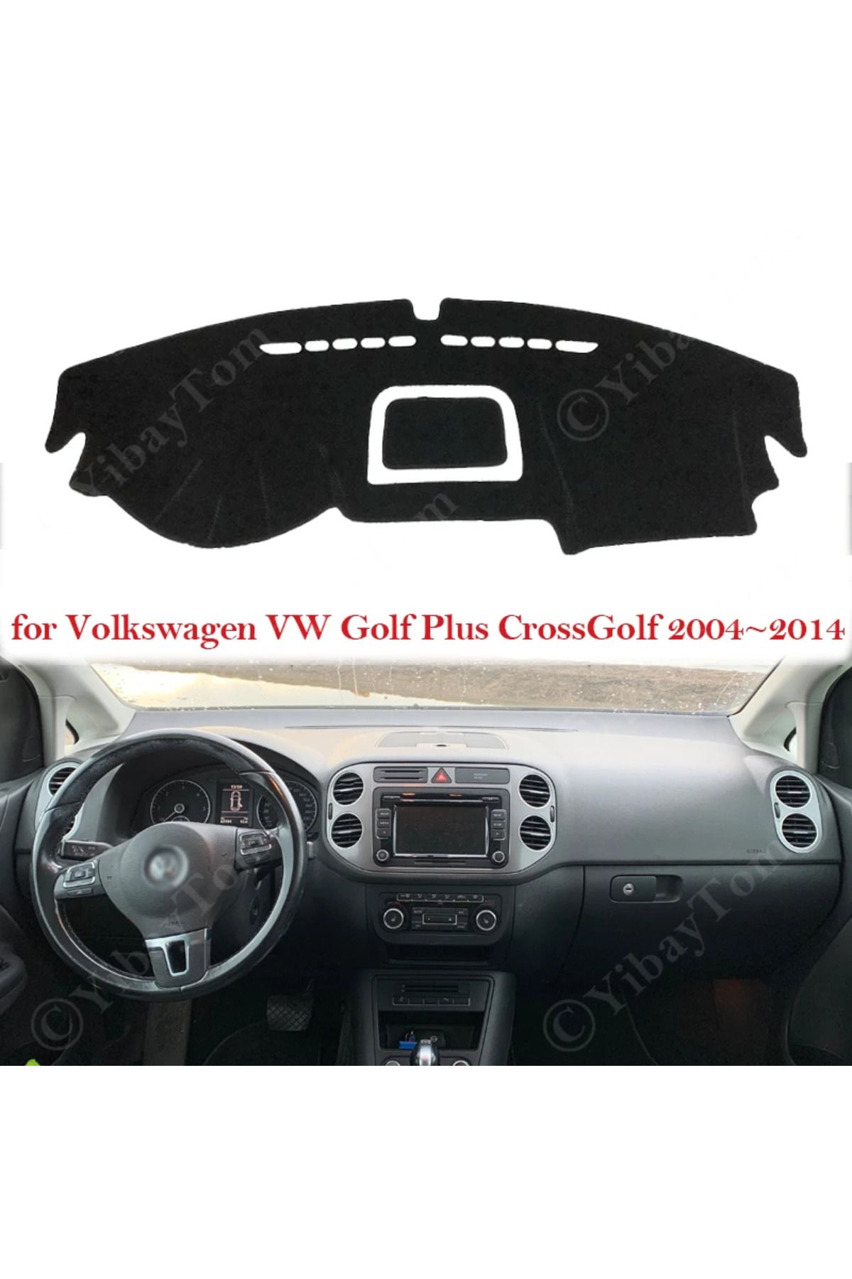 Choice-For Volkswagen VW Golf Plus CrossGolf 2004~2014 2005 2006 Dashboard Cover Pad Liner Sunshade Dash... 2