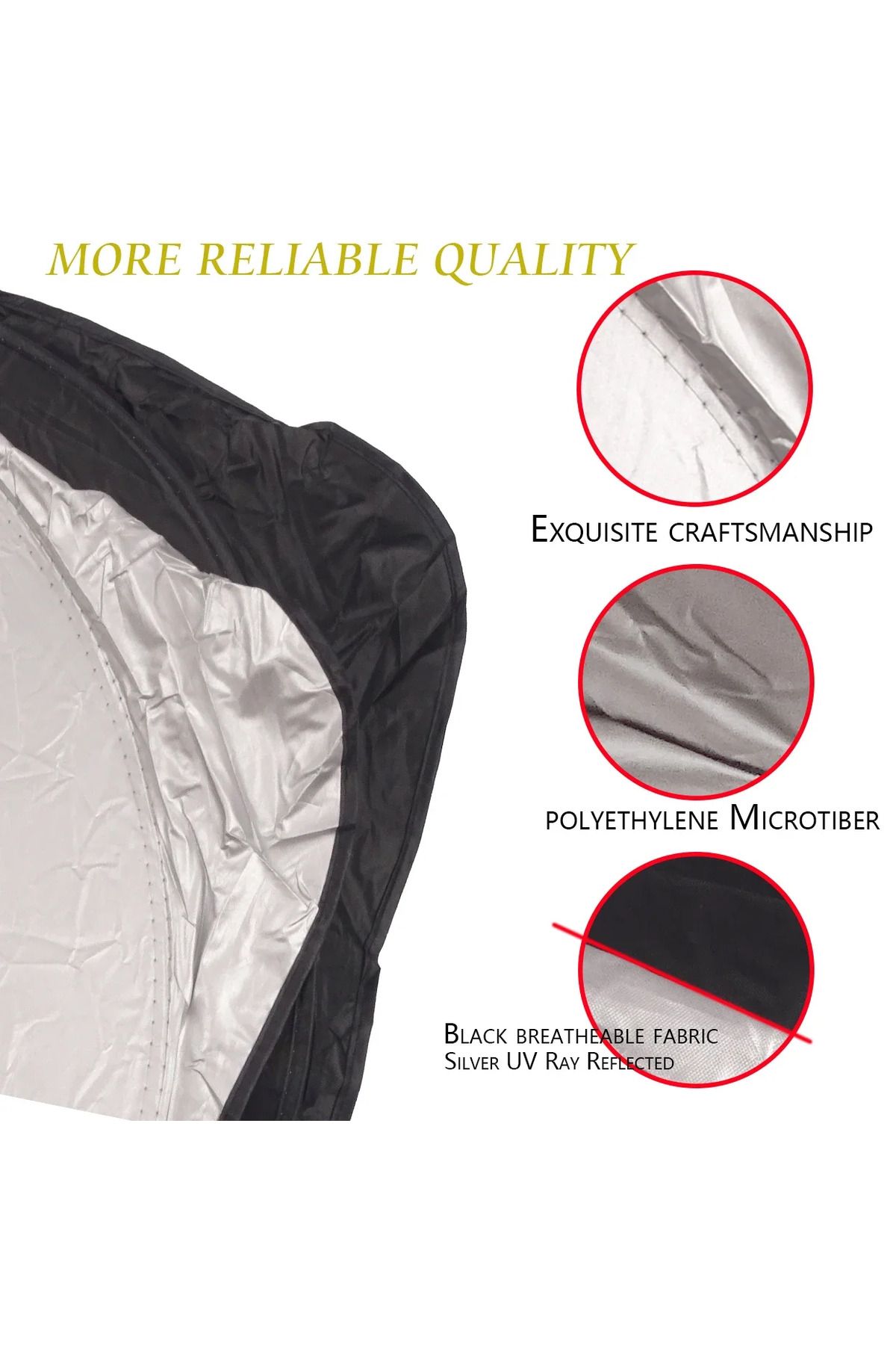 Choice-Car Sun Shade Protector Auto Front Window Sunshade Covers For Smart EQ Fortwo 451 452 454 EQ Forf... 3