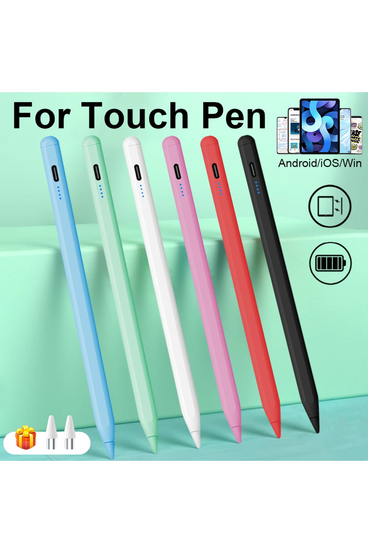 Choice-Universal Stylus Android IOS Windows Stylus IPad Apple Pencil Tablet Features A Magnetic Attachme... 2