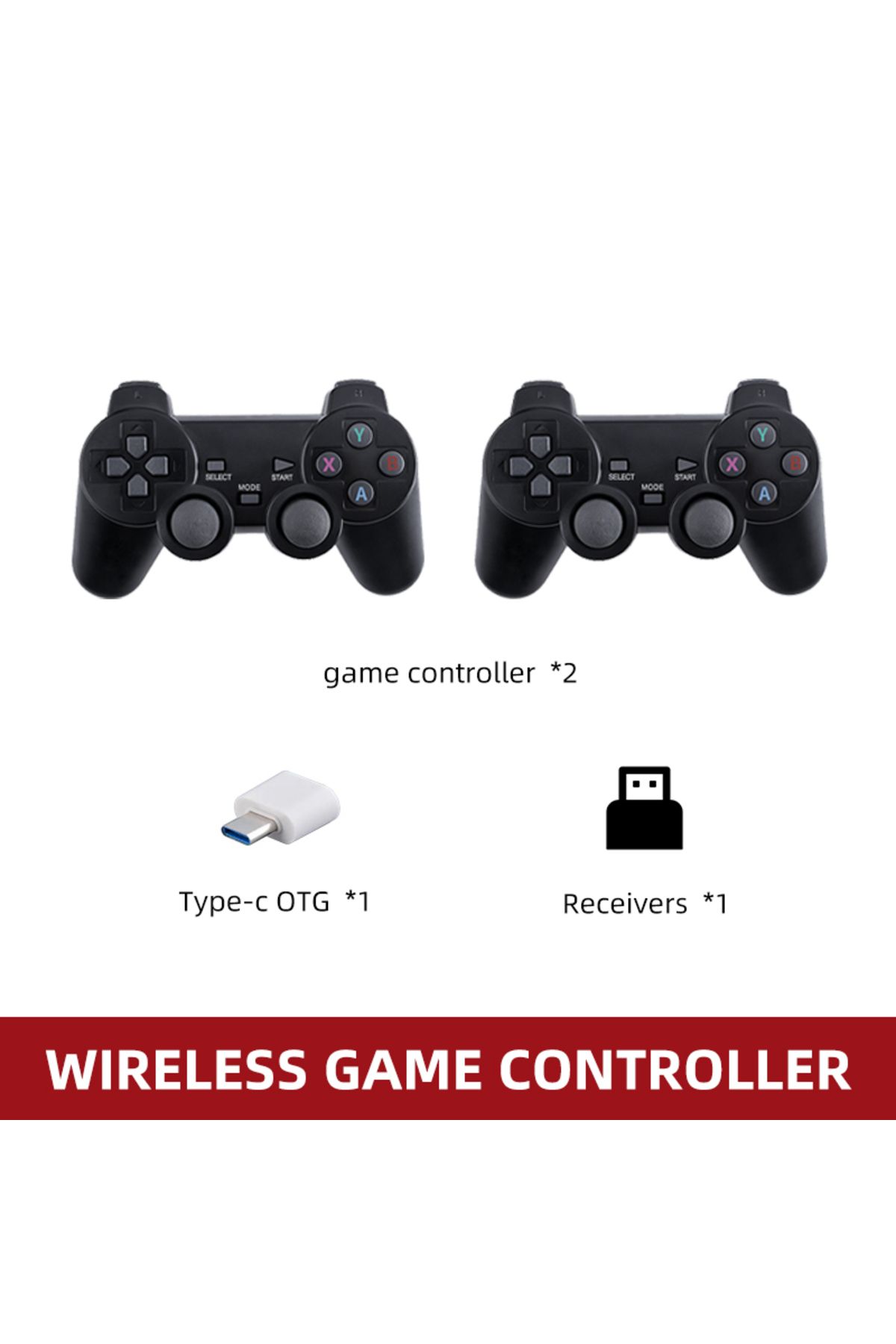 VILCORN-Game Arcade Keyboard Wireless Controller for M8/M15 Retro Video Game Consoles 1