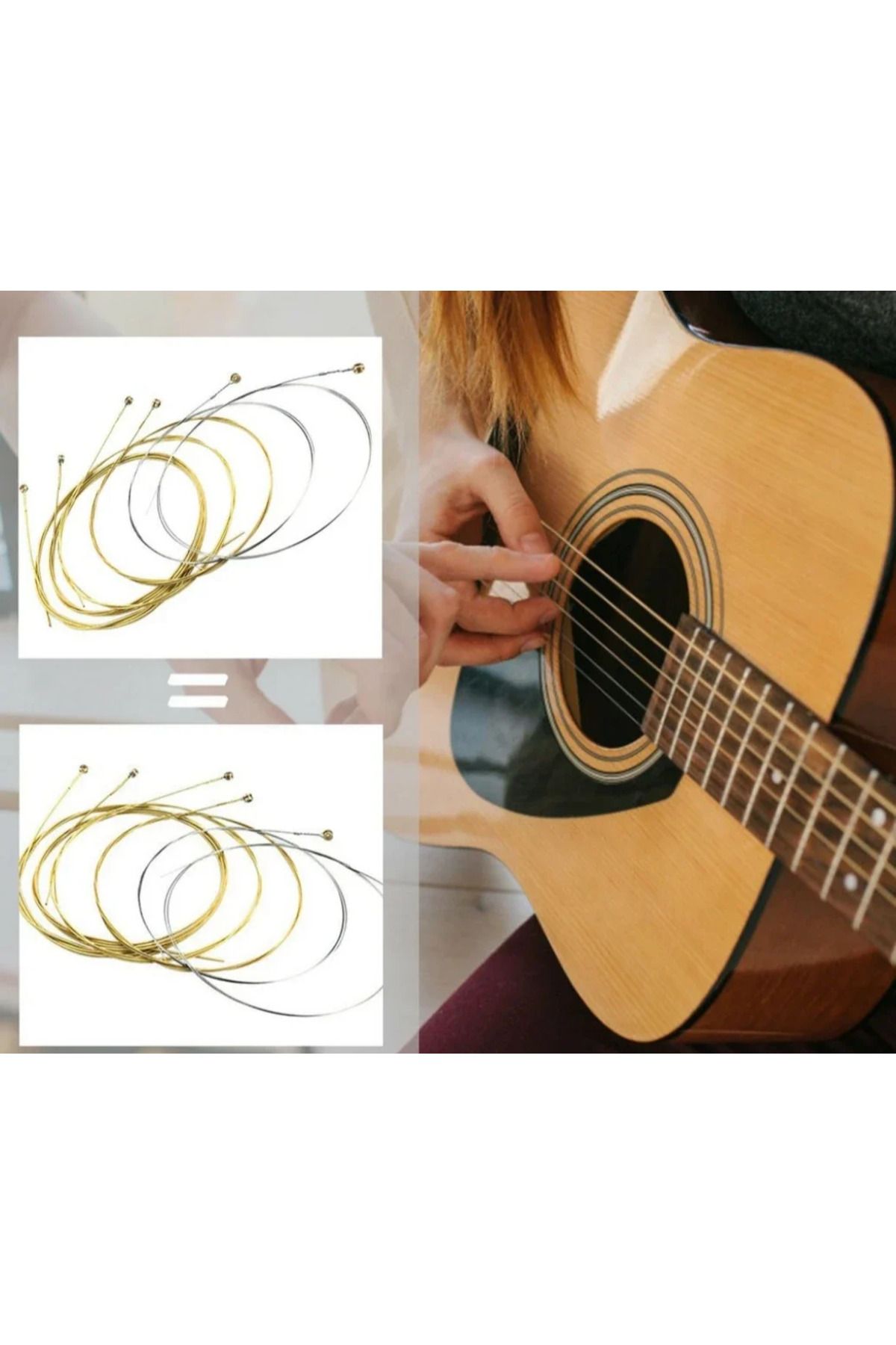 Choice-5 PCS Acoustic Guitar Strings  Guitar Accessories 80/20 Bronze NANOWEB Coating 11002 11027 11052 ... 7