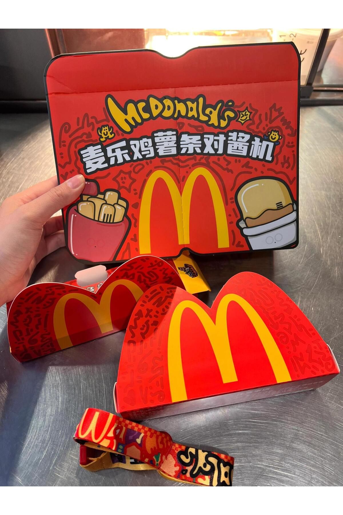 Choice-New Mcdonalds Toys Interphone Intercom Chicken Mcnuggets Chips Cartoon Wireless Pager Toy For Chi... 7