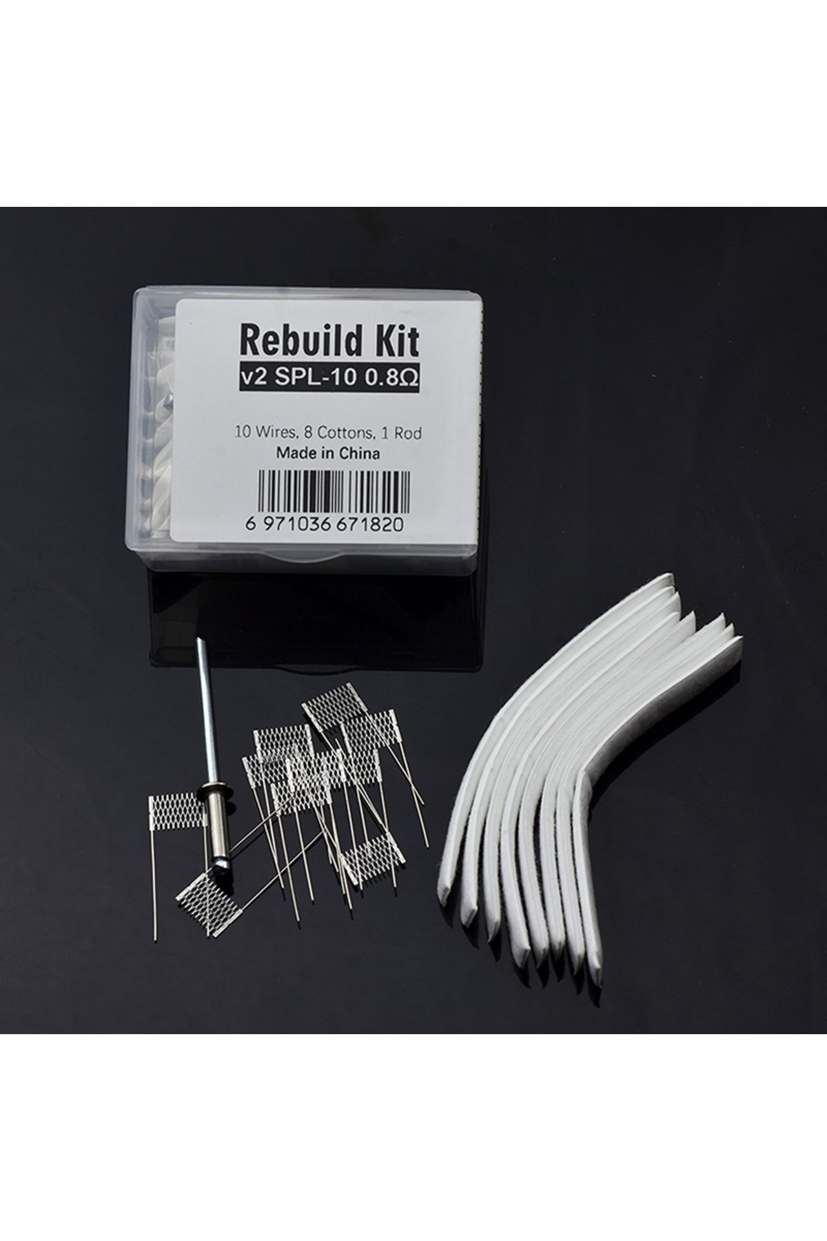 Choice-1Set DIY Rebuild Kit V2 Spl-10 0.6/0.8ohm Spl-10 1.0/1.2ohm Mesh Coil Resistance Wire Replacement... 4