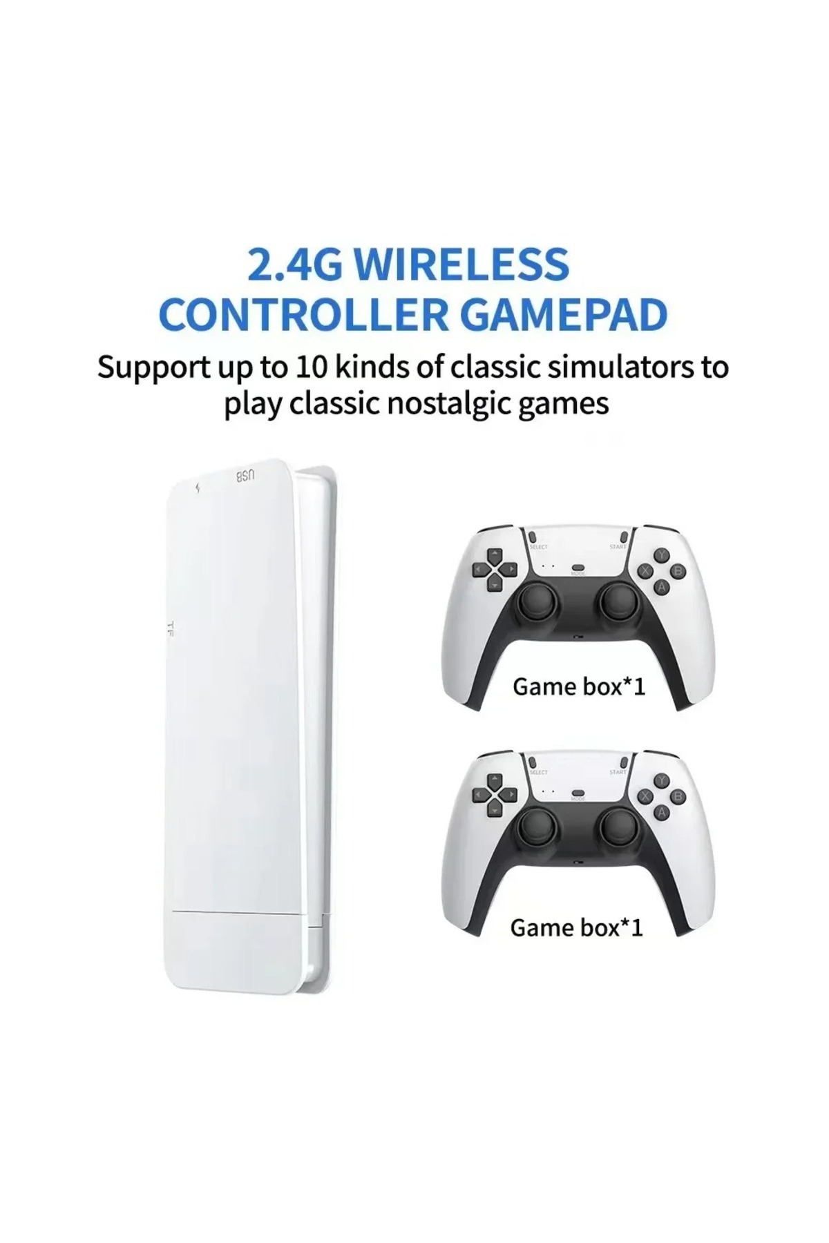 Choice-M15 Game Stick Mini TV Handheld Game Console Wireless Gamepads Video Game 64G 20000+ Retro Game H... 2