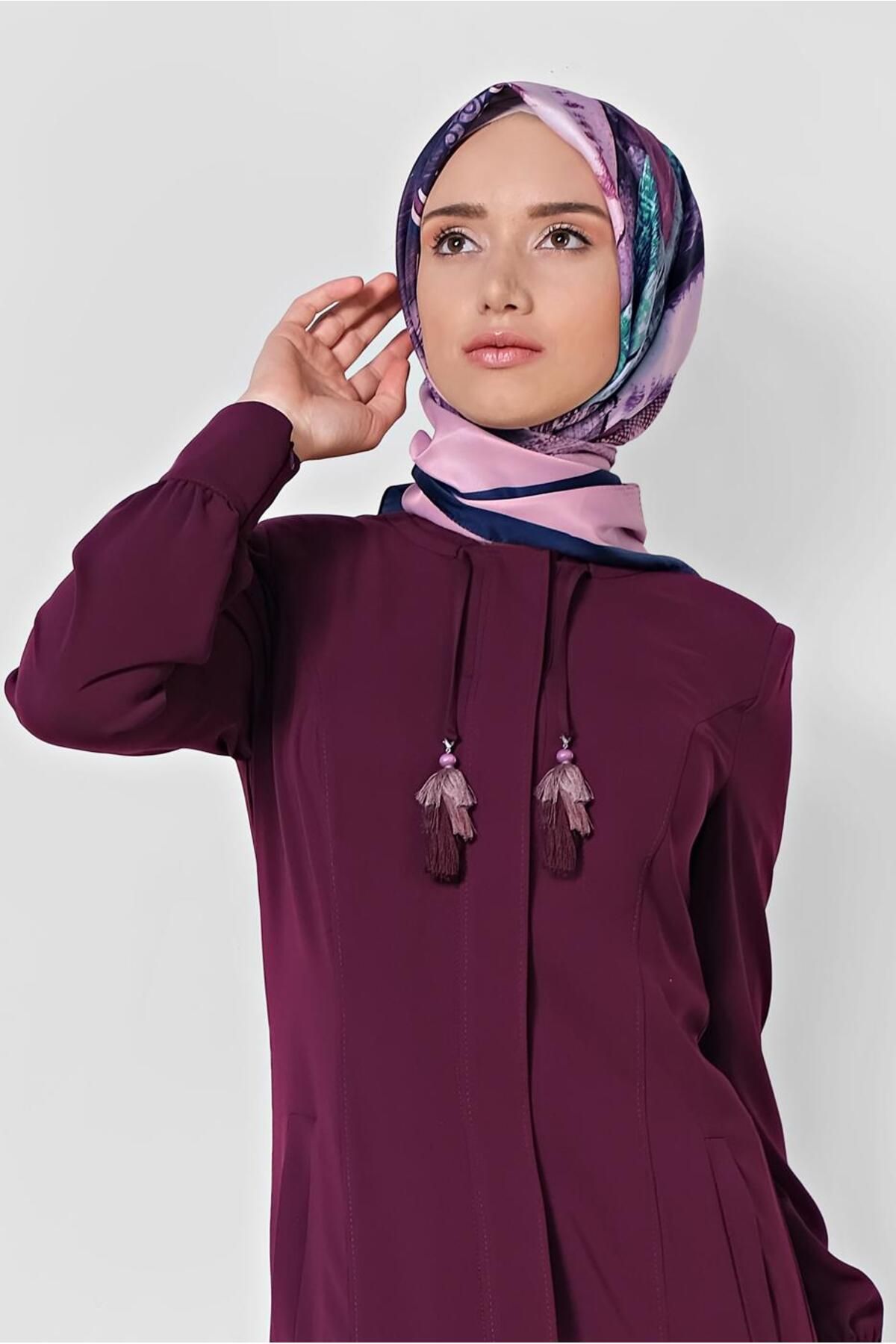 روپوش یقه دوزی و سرآستین 1451 Alvina