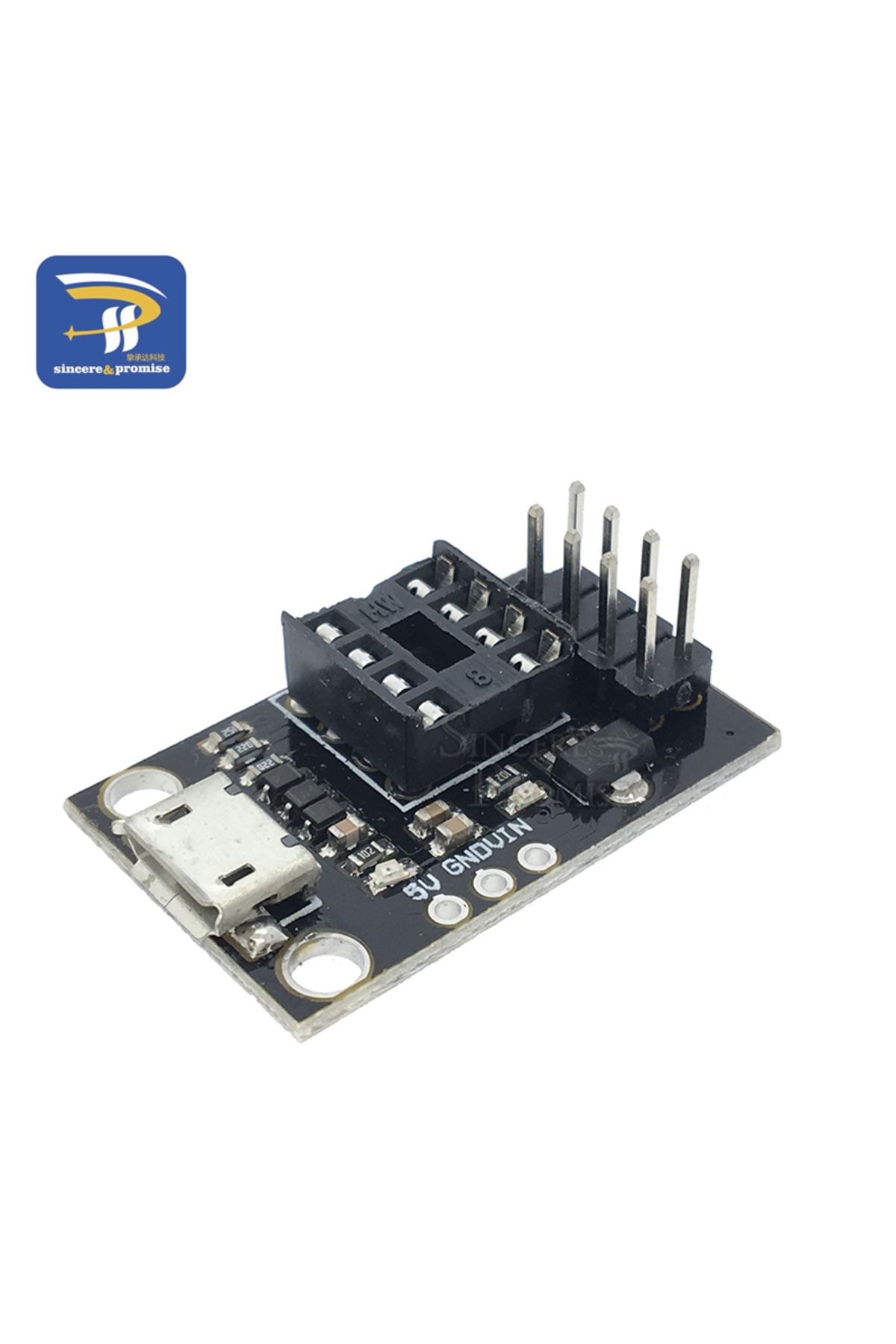 Choice-Pluggable ATTINY Development Board For ATtiny13A/ATtiny25/ATtiny45/ATtiny85 Programming Editor Mi... 6