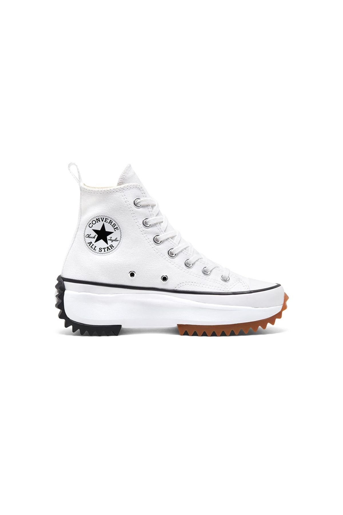 converse-Unisex White Platform Sneaker - Run Star Hike 1
