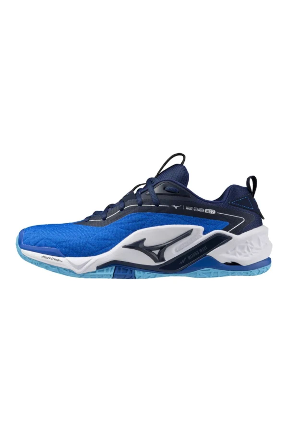 MIZUNO Wave Stealth Neo 2 Unisex Hentbol Ayakkabısı Mavi