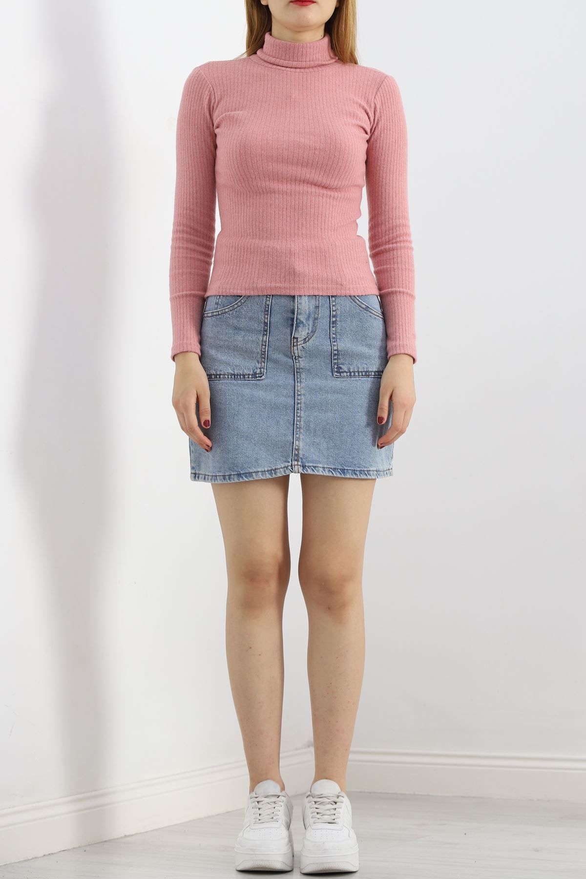 recepion-Dried Rose Turtleneck Bodysuit 5