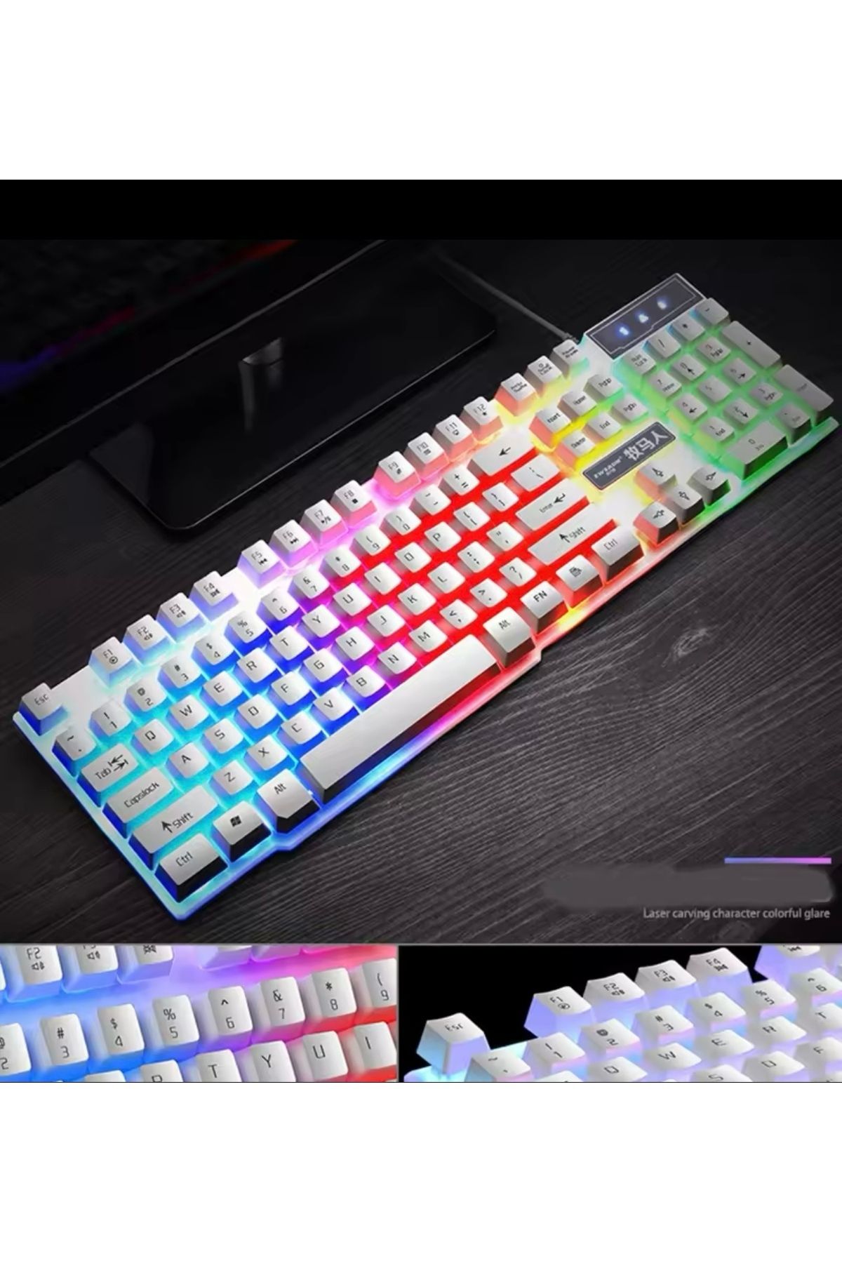 SKYNEX Rgb Işıklı Kablolu Q Klavye-2