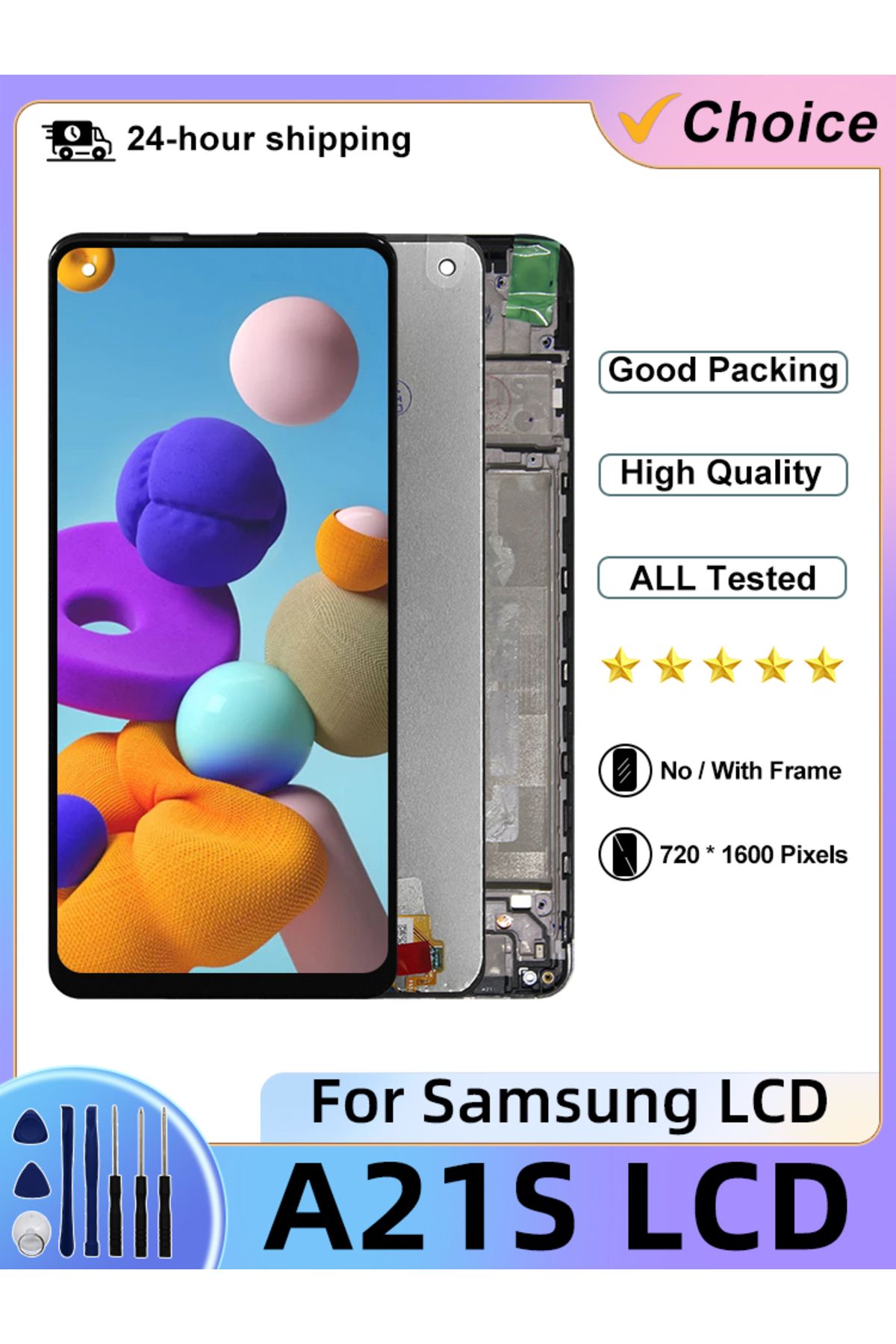 Choice-For Samsung Galaxy A21S LCD Display A217 LCD SM-A217M/DS Touch Screen Digitizer For SM-A217F/DS D... 8