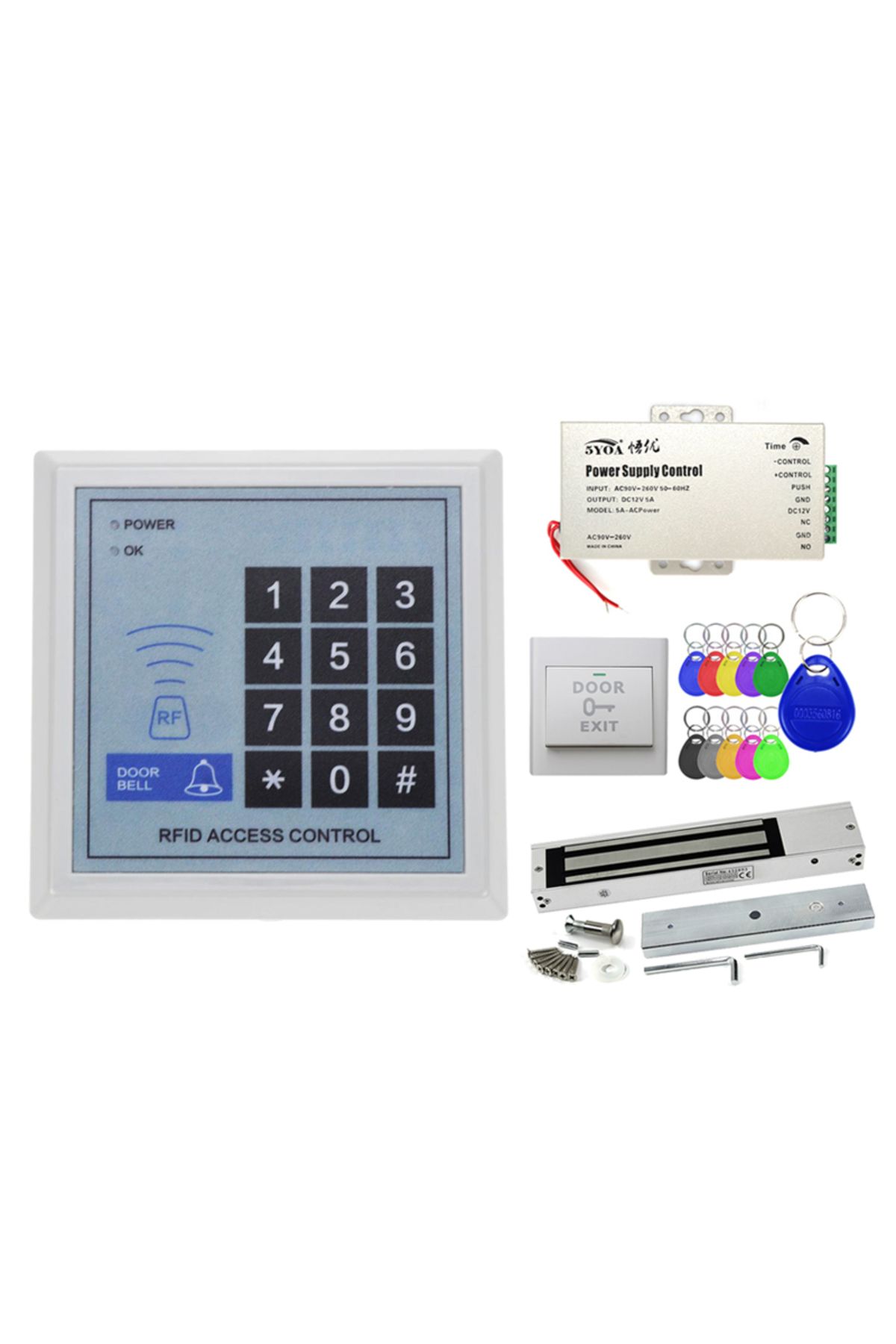 5YOA-RFID Access Control System Device Machine Security Proximity Entry Door Lock Quality 2
