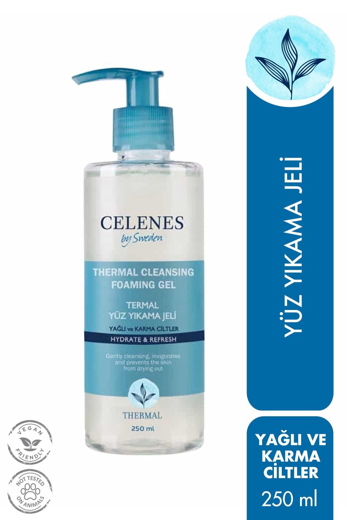 Celenes Thermal Yağlı Ve Karma Ciltler 250 ml Temizleme Jeli