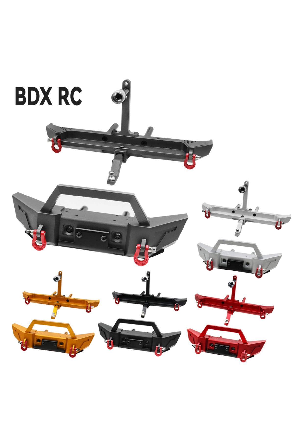 Choice-1/10 RC Crawler Axial SCX10 iii AXI03006 Jeep Gladiator JLU Wrangler Upgrade Parts Metal Front Re... 2