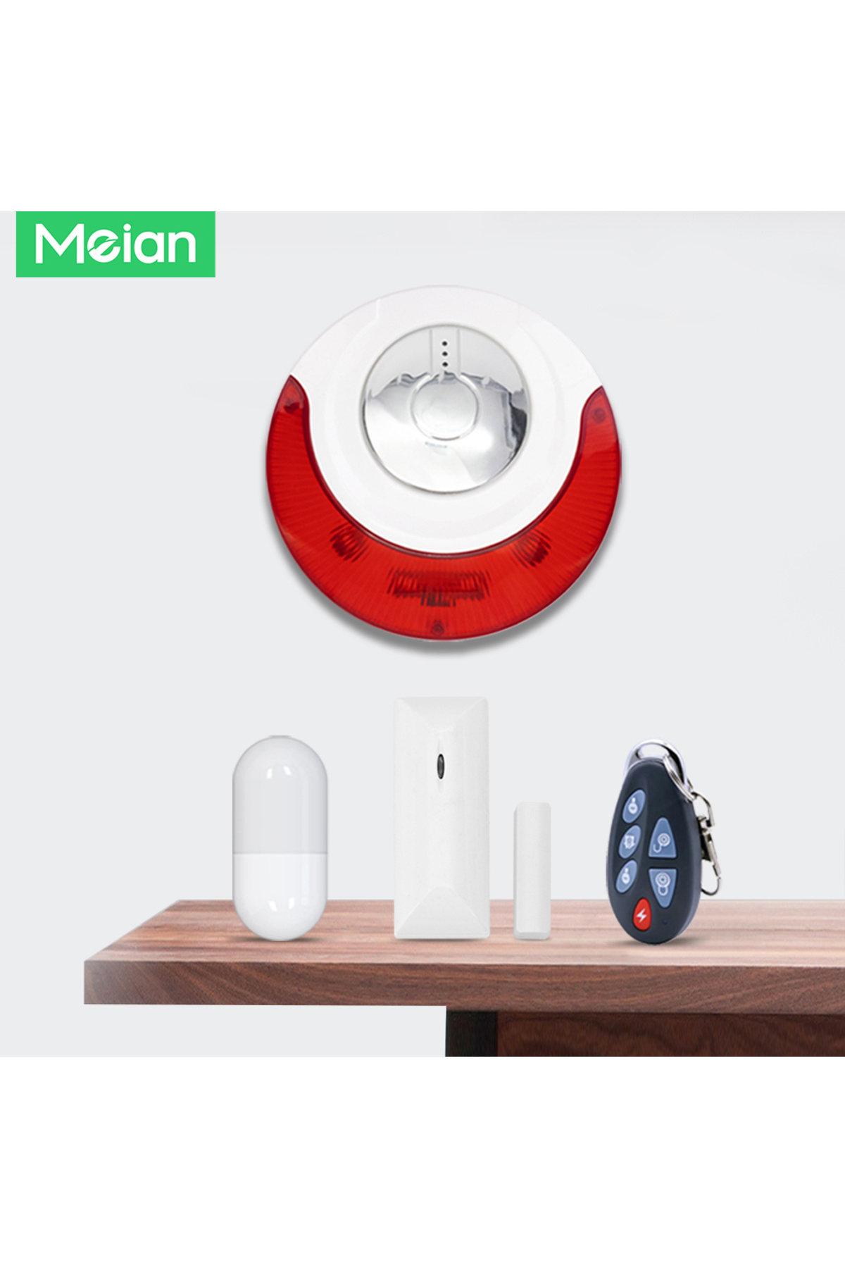 Choice-Meian 110dB Siren Alarm, Home Security Alarm System, 433MHz Wireless Sirena Alarm for Home, Smart... 2